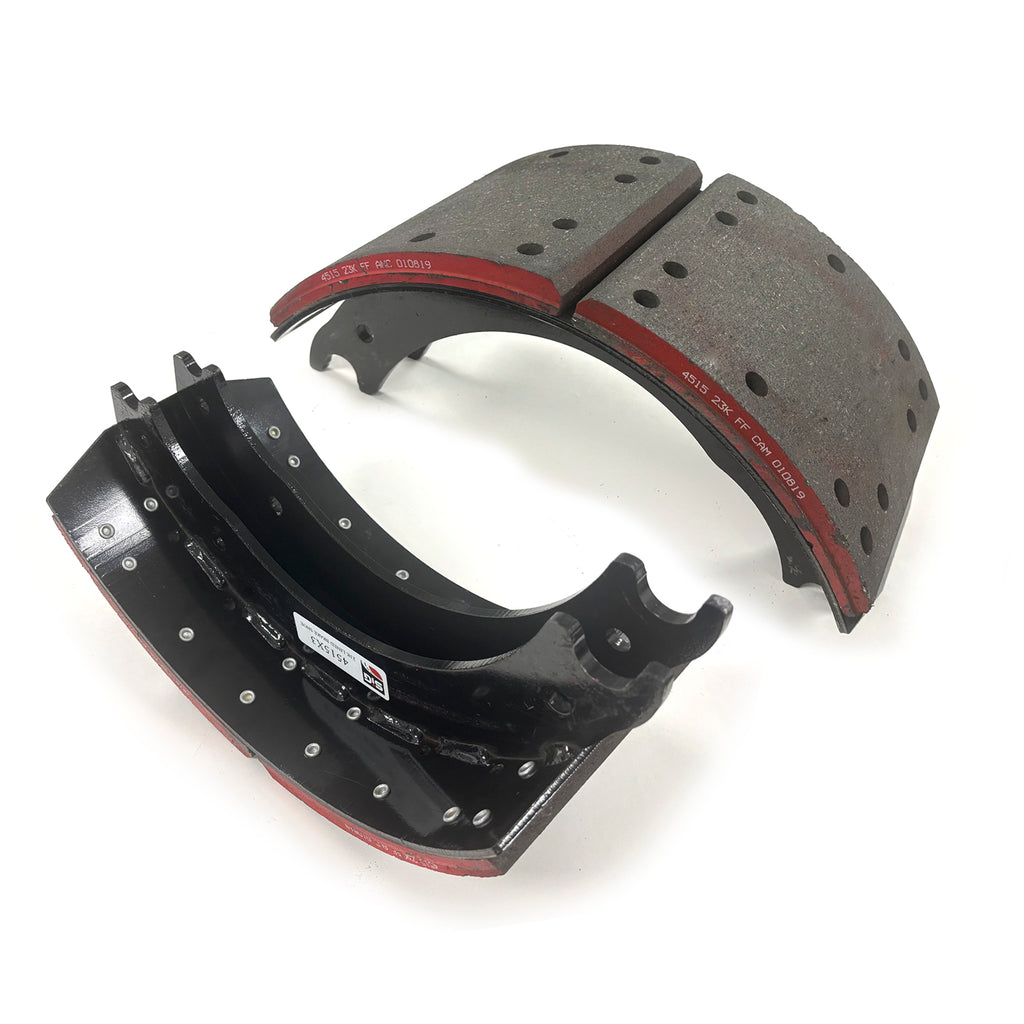 LBS4515X3 - Lined Drum Brake Shoes - 16.5" x 7.0" 4515X3 (Cross ref# GC4515X3R) 2PC
