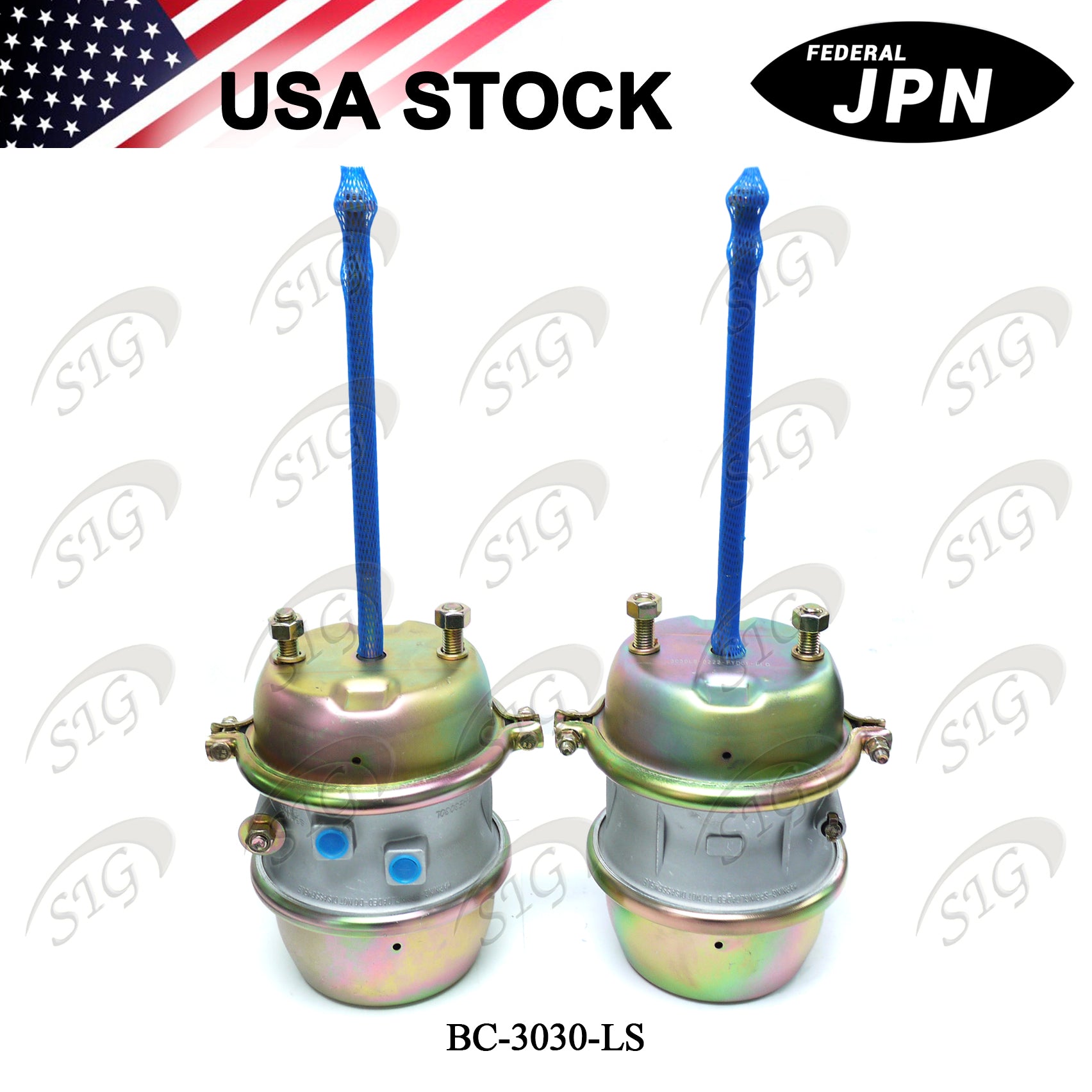 BC-3030LS - Air Brake Chambers 30/30 Long Stroke Sealed (Ref# 3030 Long Stroke) 2PC