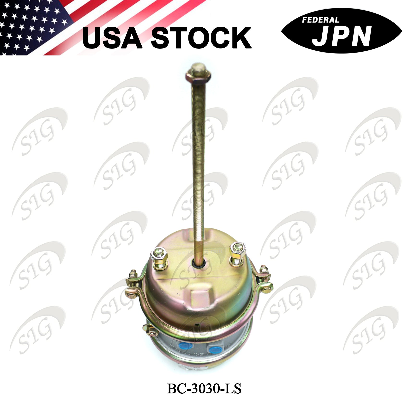 BC-3030LS - Air Brake Chamber 30/30 Long Stroke Sealed (Ref# 3030 Long Stroke) 1PC