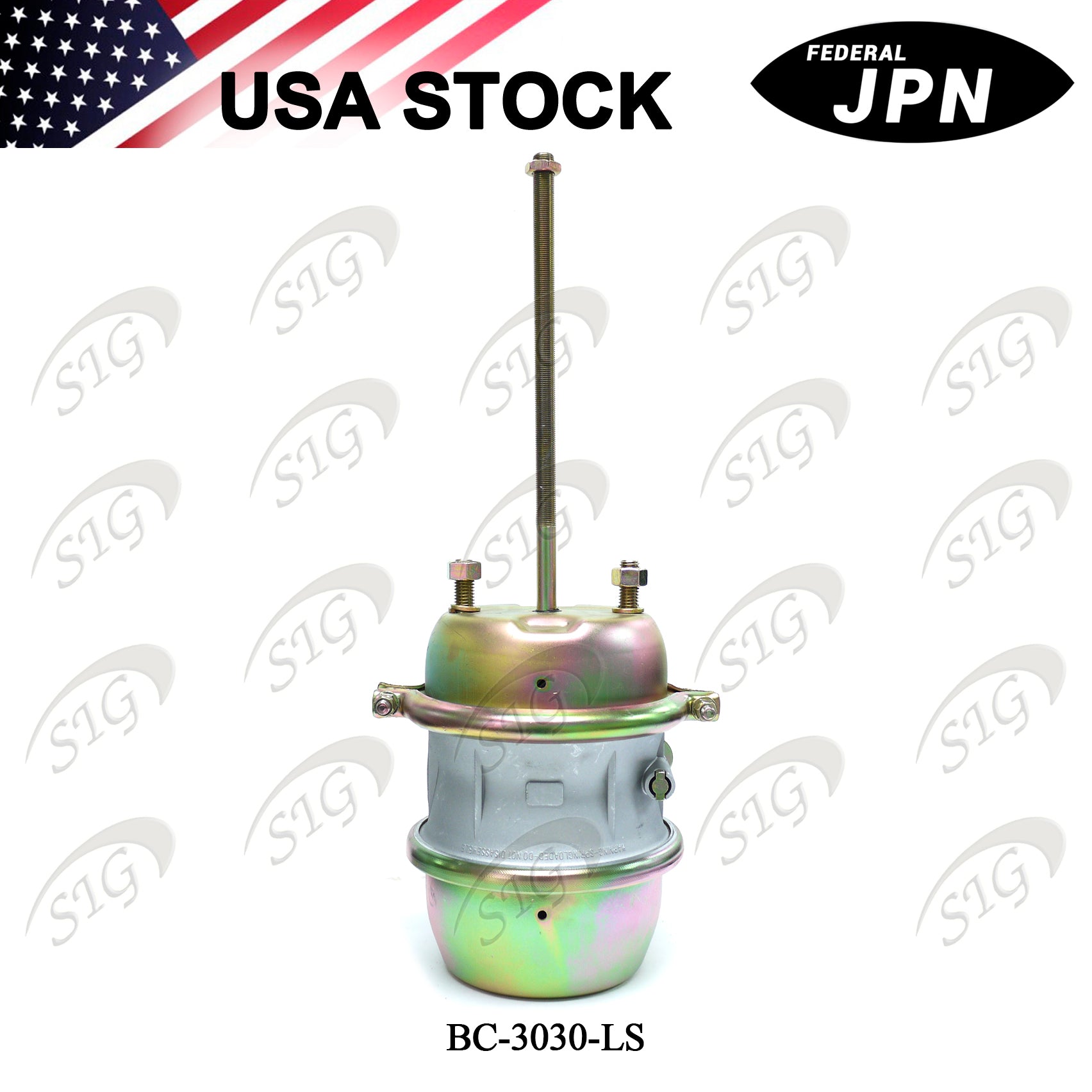 BC-3030LS - Air Brake Chambers 30/30 Long Stroke Sealed (Ref# 3030 Long Stroke) 2PC