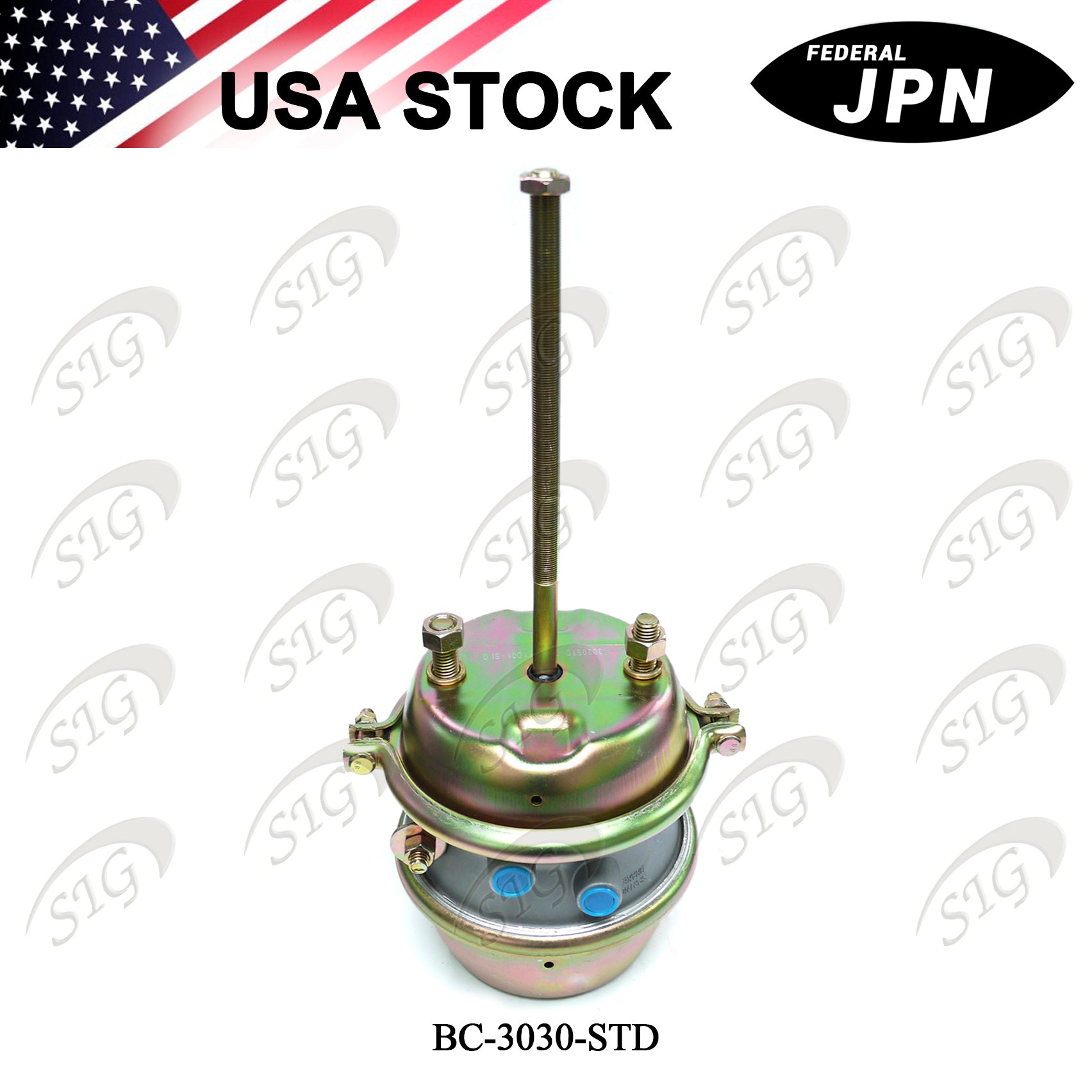 BC-3030STD - Air Brake Chambers 30/30 Standard Stroke Sealed (Ref# 3030 Standard Chamber) 2PC