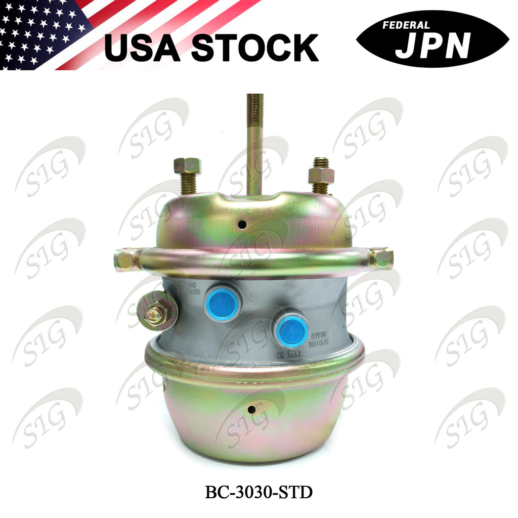 BC-3030STD - Air Brake Chamber 30/30 Standard Stroke Sealed (Ref# 3030 Standard Chamber) 1PC