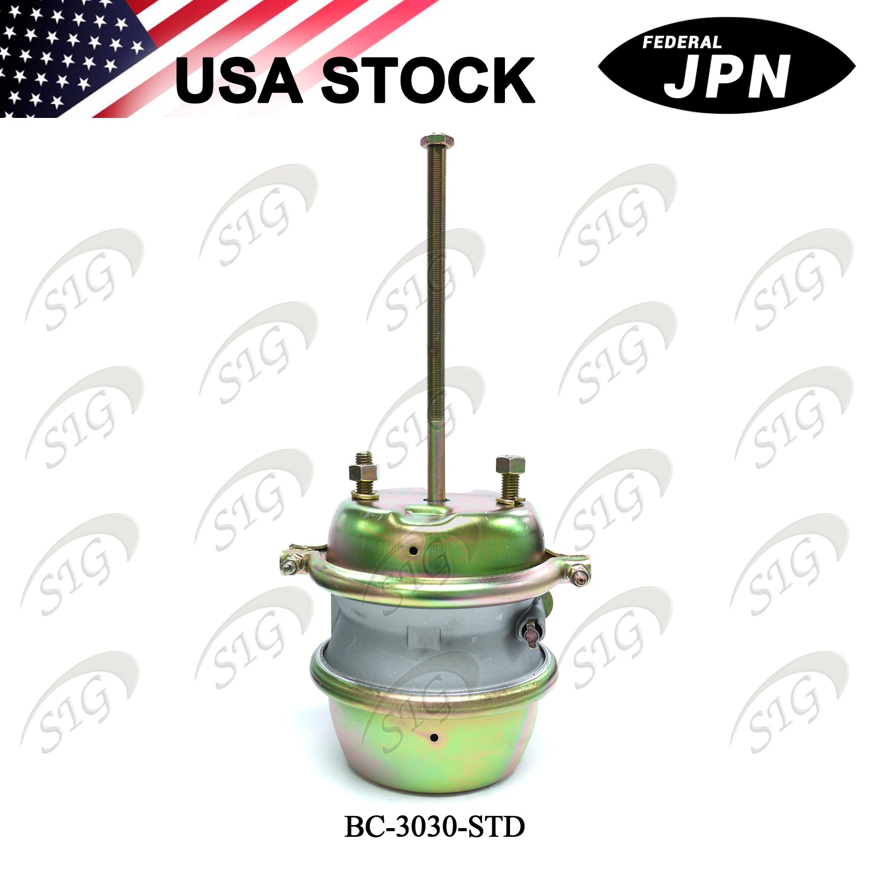 BC-3030STD - Air Brake Chamber 30/30 Standard Stroke Sealed (Ref# 3030 Standard Chamber) 1PC