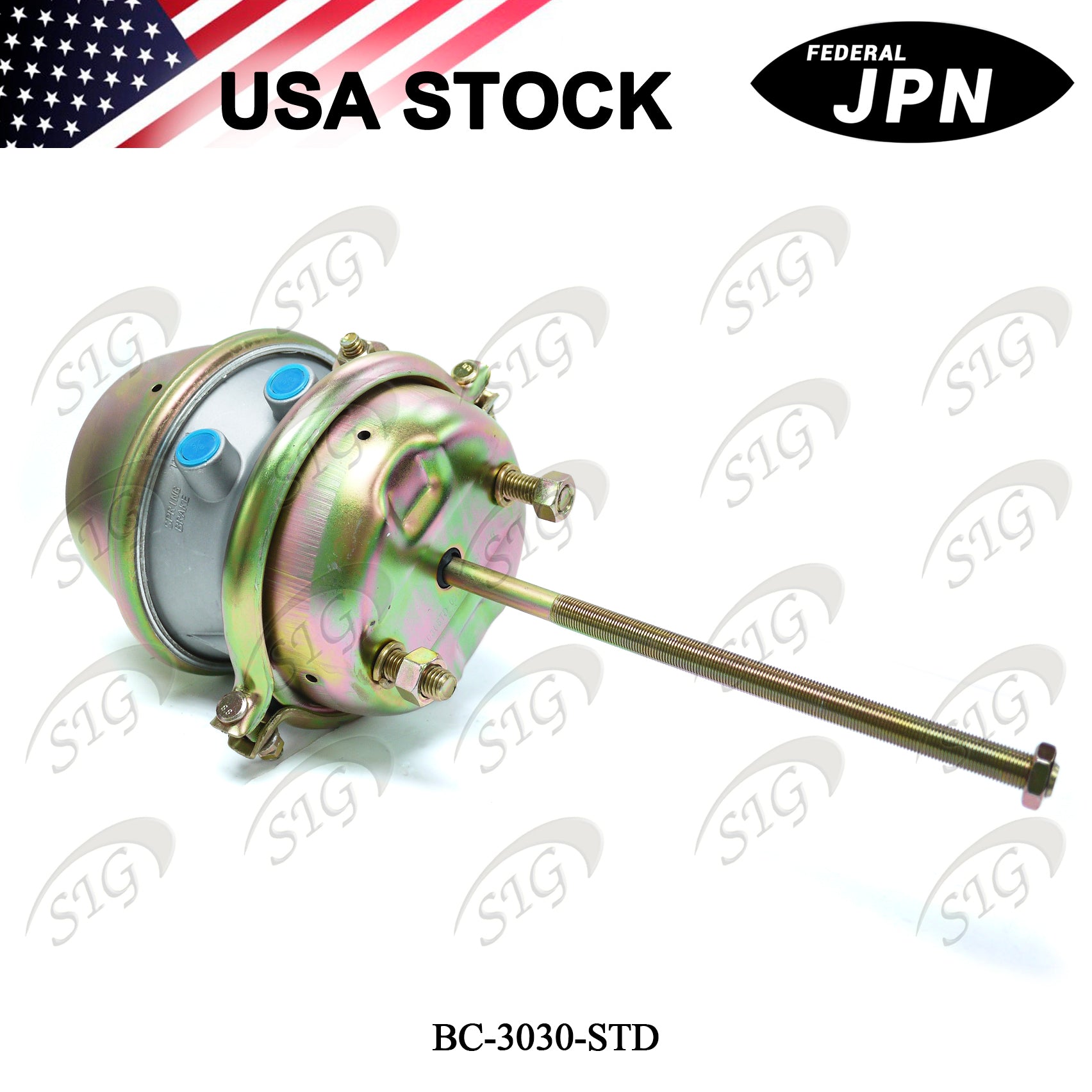 BC-3030STD - Air Brake Chamber 30/30 Standard Stroke Sealed (Ref# 3030 Standard Chamber) 1PC