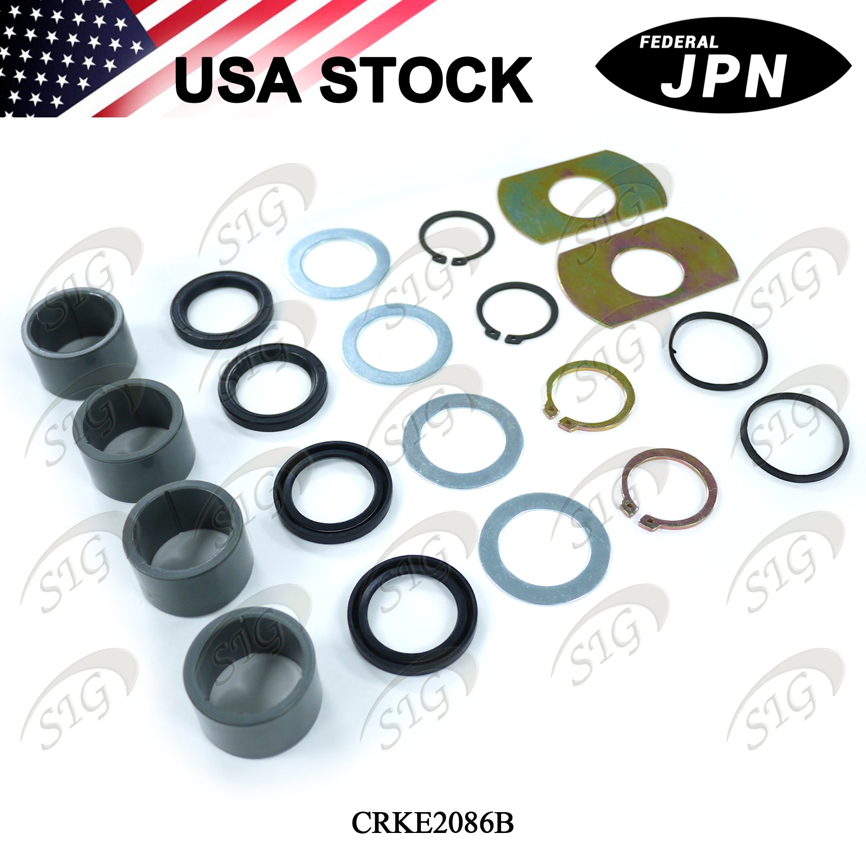 CRKE2086B - Camshaft Repair Kit for 16-1/2" (16.50”) P Brake Type (Ref# E2086B, KIT9078)