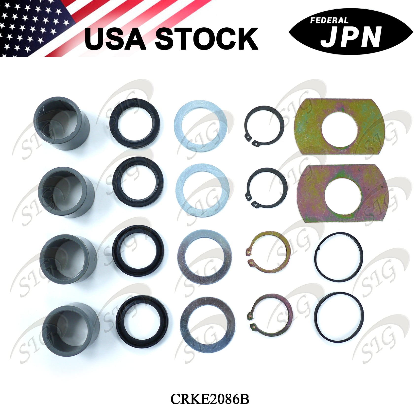 CRKE2086B - Camshaft Repair Kit for 16-1/2" (16.50”) P Brake Type (Ref# E2086B, KIT9078)