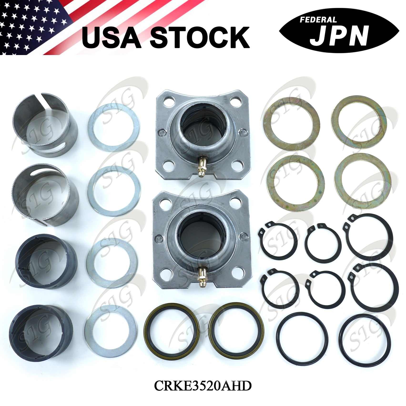 CRKE3520AHD - Camshaft Repair Kit for 12.25" or 16.50" P & Q Type Brake Shoe (Ref# E3520AHD)