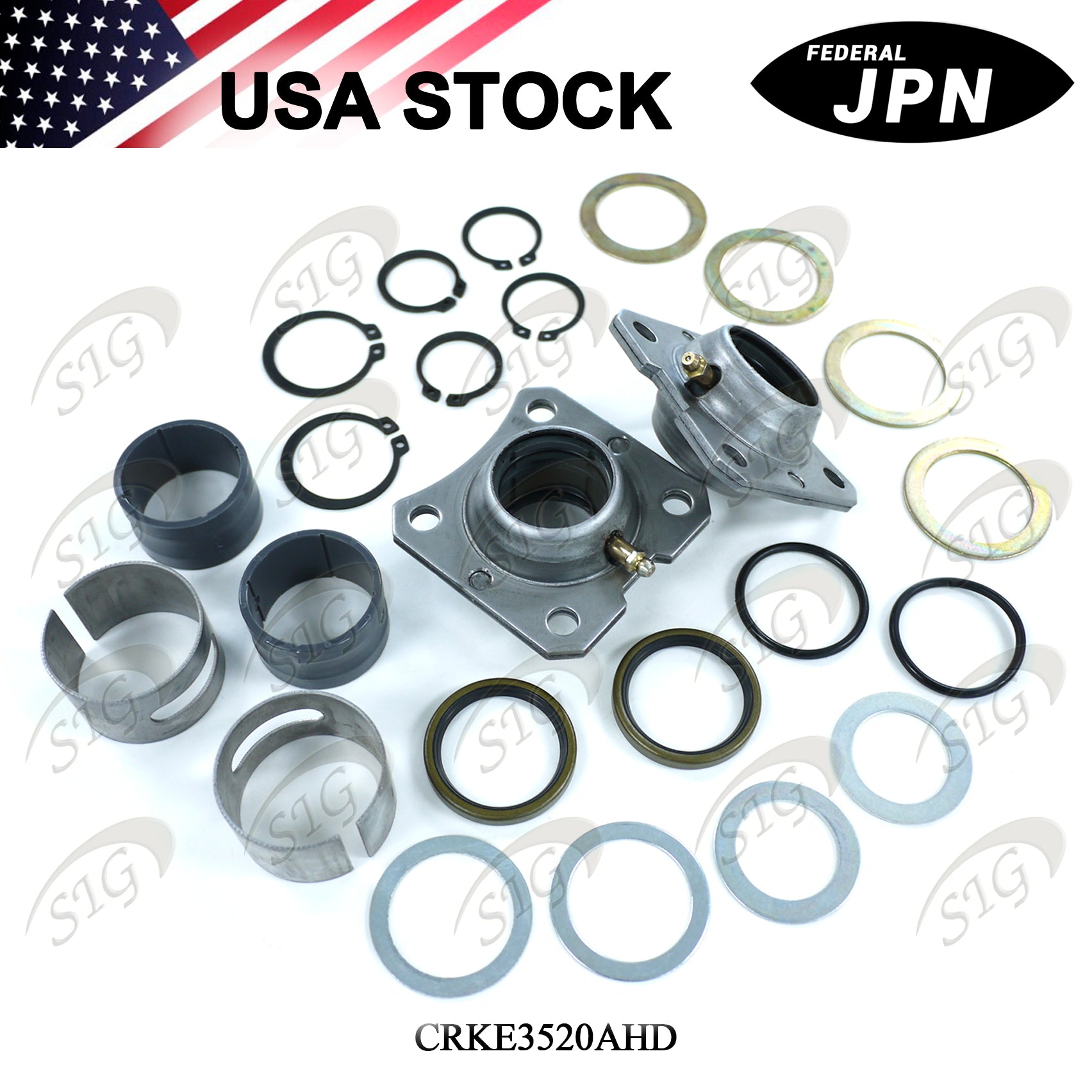 CRKE3520AHD - Camshaft Repair Kit for 12.25" or 16.50" P & Q Type Brake Shoe (Ref# E3520AHD)