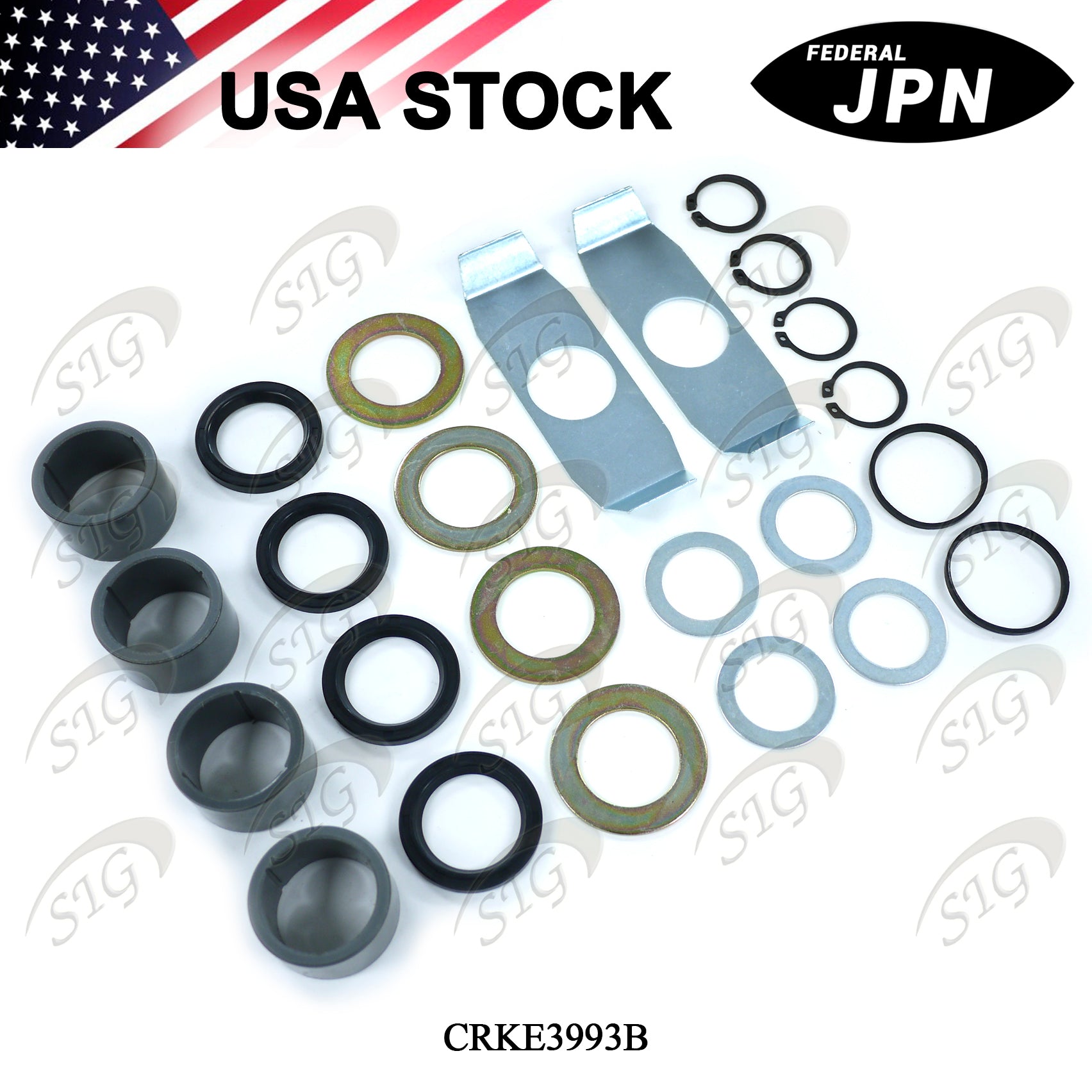 CRKE3993B - Camshaft Repair Kit for 15” & 16-1/2” (16.50”) Meritor Q & Q+ Brakes Ref# E3993B