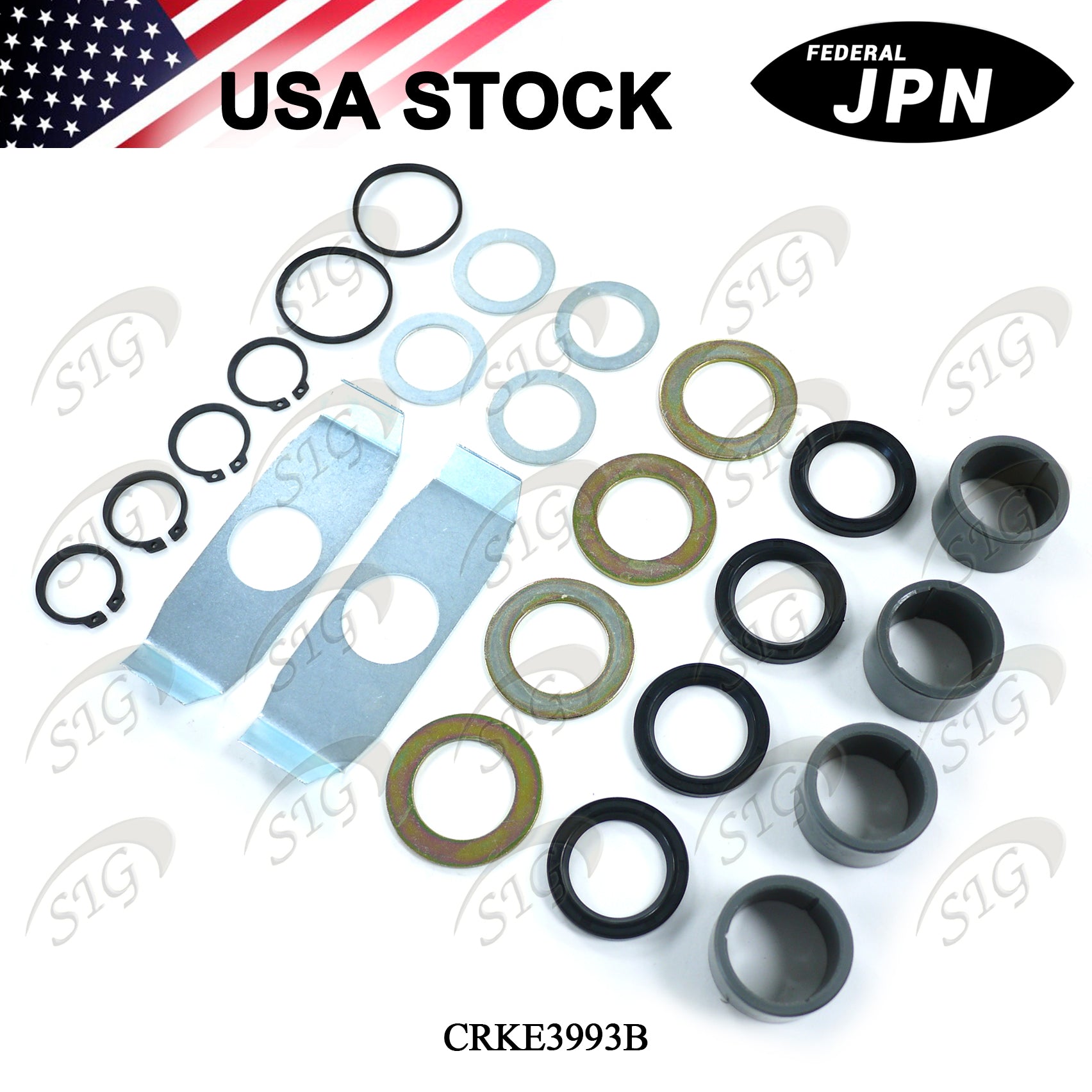 CRKE3993B - Camshaft Repair Kit for 15” & 16-1/2” (16.50”) Meritor Q & Q+ Brakes Ref# E3993B
