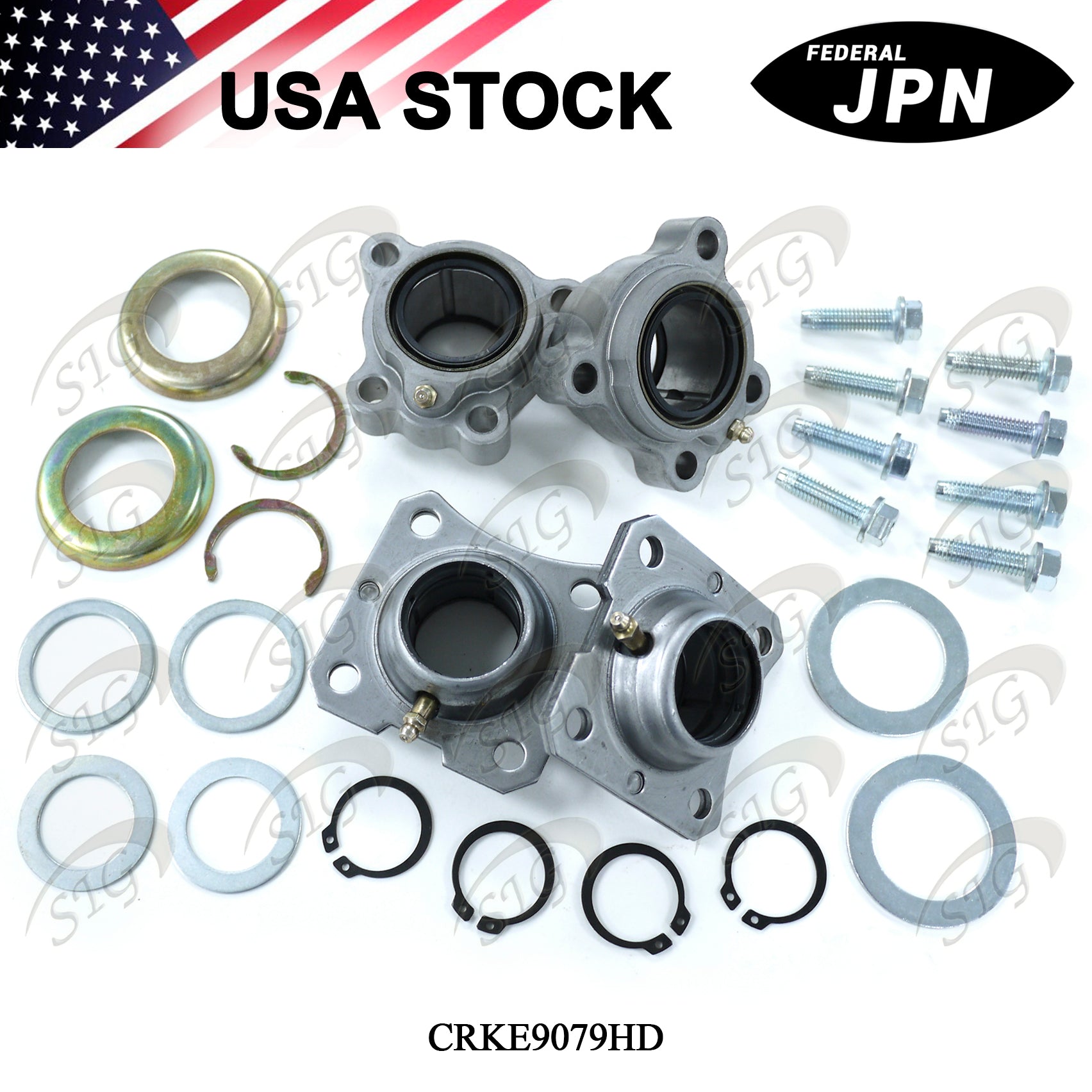 CRKE9079HD - Camshaft Repair Kit for 16.50" Meritor Q & Q+ Brakes Ref# E9079 E9079HD KIT8078A