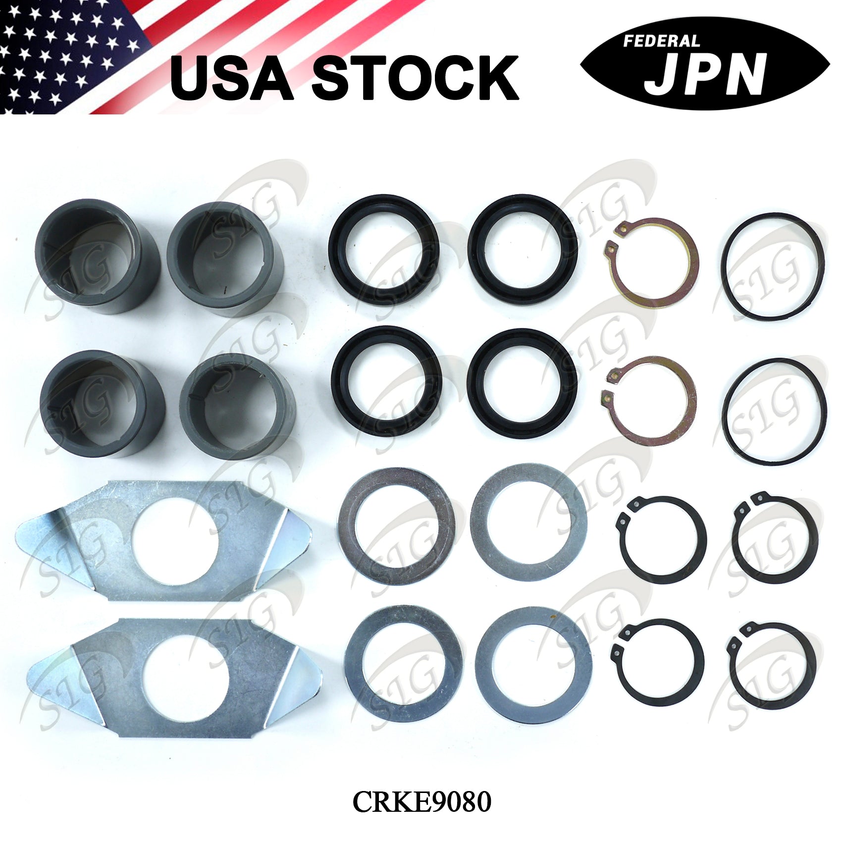 CRKE9080 - Camshaft Repair Kit for Rockwell 16-1/2”, P & Q Drive Axle Brakes (Ref# E9080)