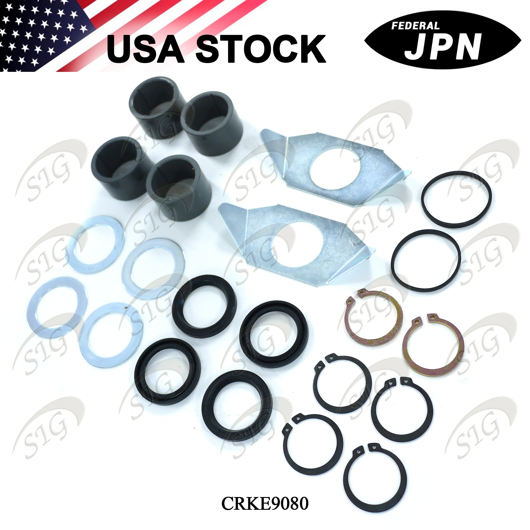 CRKE9080 - Camshaft Repair Kit for Rockwell 16-1/2”, P & Q Drive Axle Brakes (Ref# E9080)