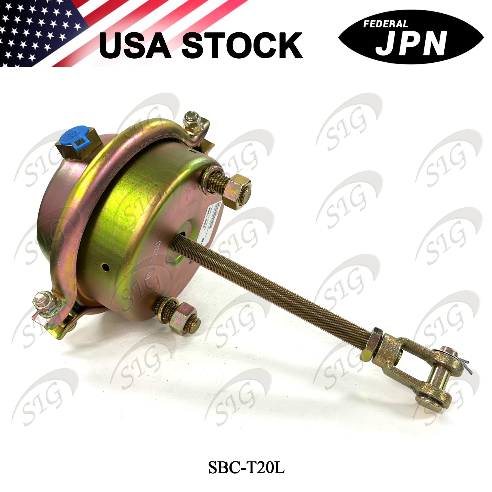 SBC-T20LS - Service Brake Chamber Type 20 T20L with Stroke Length 3.00" Ref# 179.SC20L SC20L