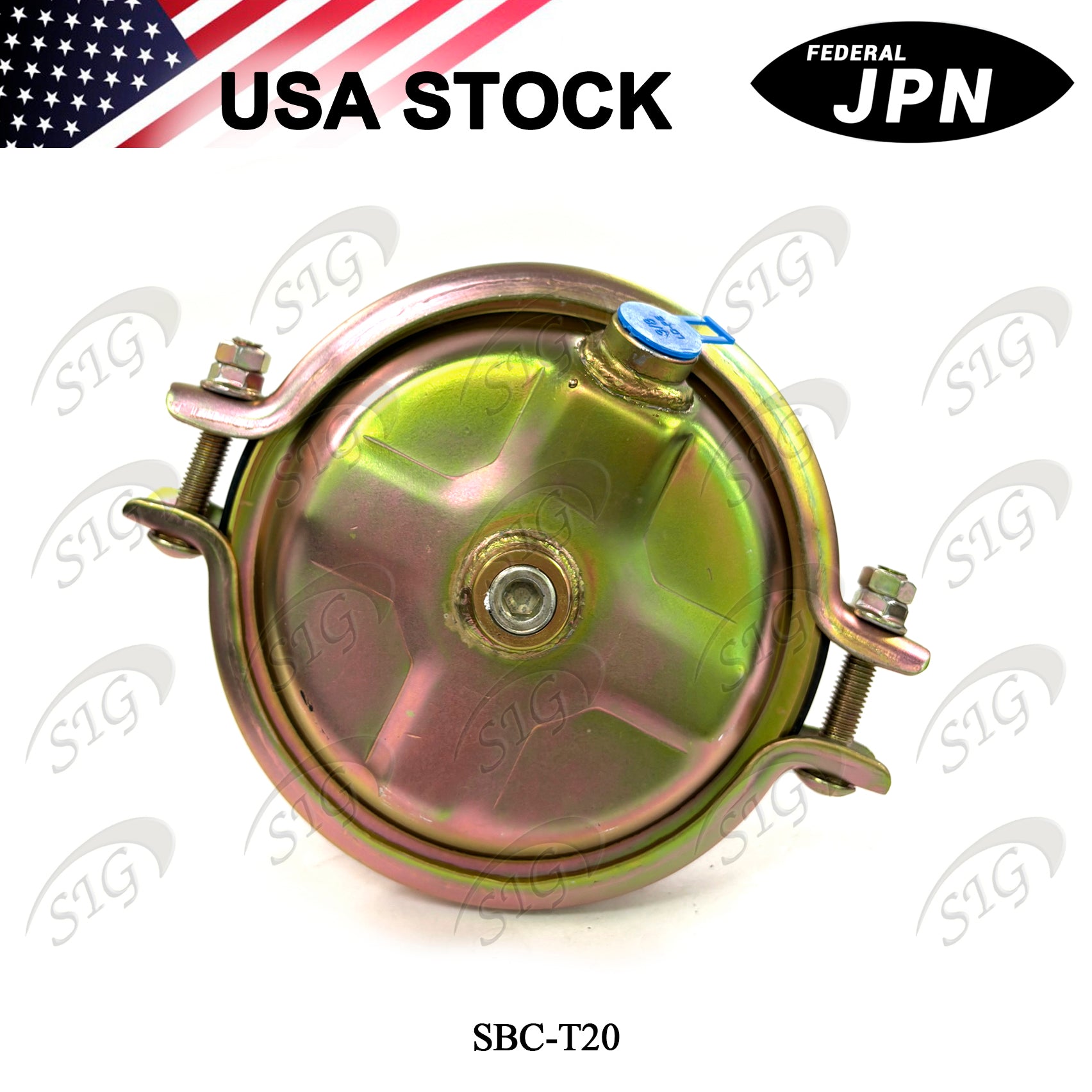SBC-T20 - Service Brake Chamber Type 20 T20 w/ Stroke Length 2 ¼” (2.25") Ref# 288803 SC20