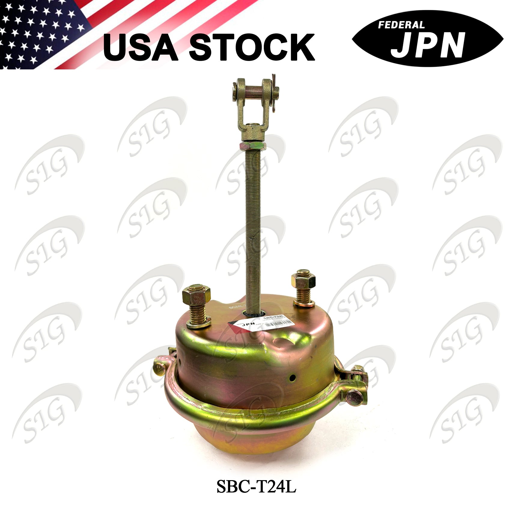 SBC-T24LS - Service Brake Chamber Type 24 T24L with Stroke Length 3.00" (Ref# 179.SC24L SC24L)
