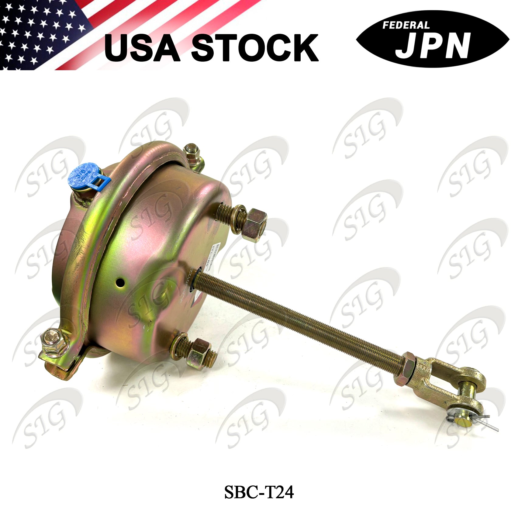 SBC-T24 - Service Brake Chamber Type 24 T24 w/ Stroke Length 2 ¼” (2.25") Ref# 288808 SC24