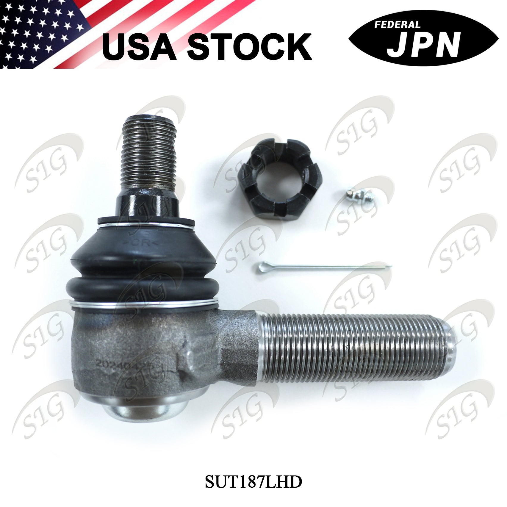 SUT187LHD -  Heavy Duty Front Left (Driver Side) Tie Rod End (Cross Ref# ES187L, E4610)