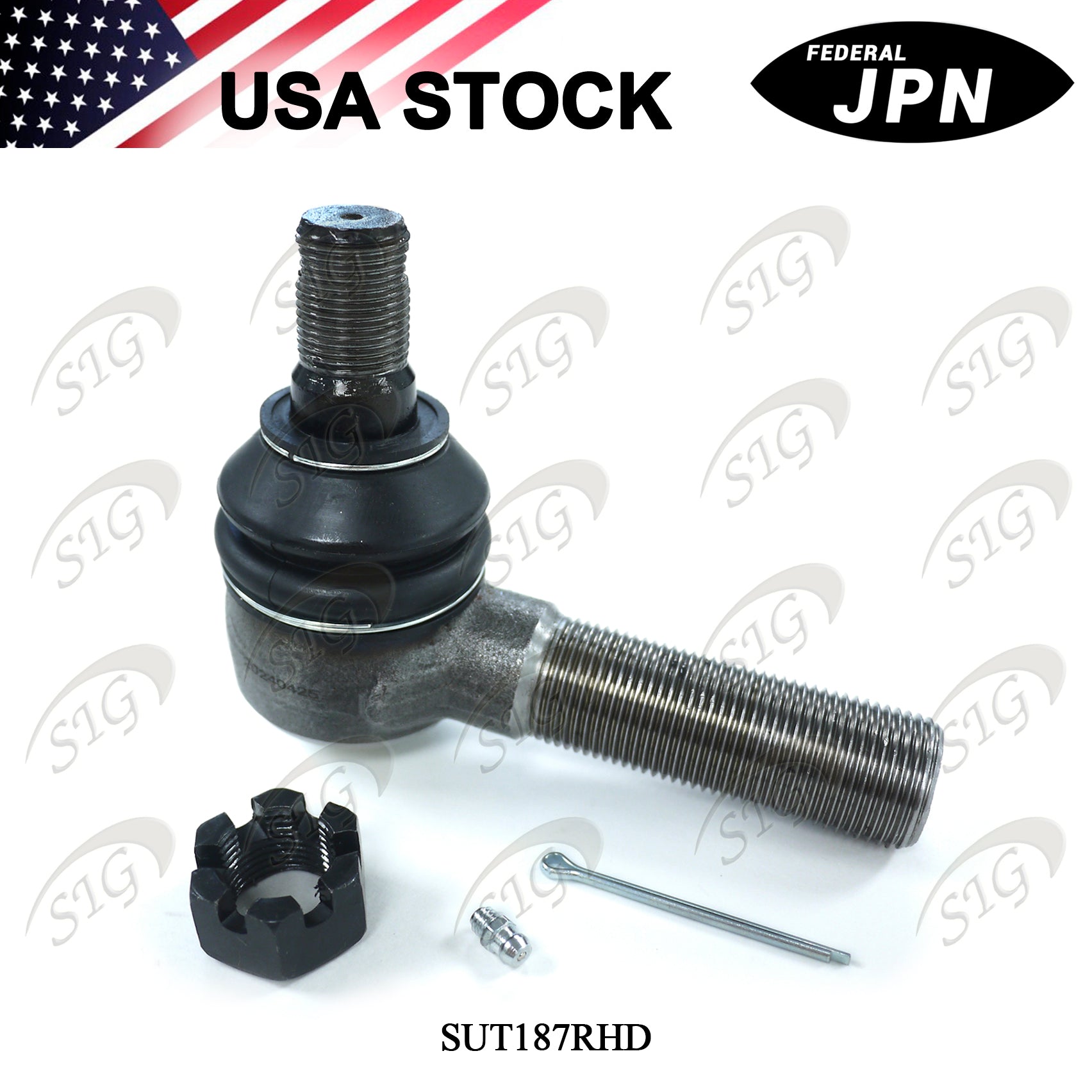 SUT187RHD -  Heavy Duty Front Right (Passenger Side) Outer Tie Rod End (Cross Ref# ES187R, R230061)