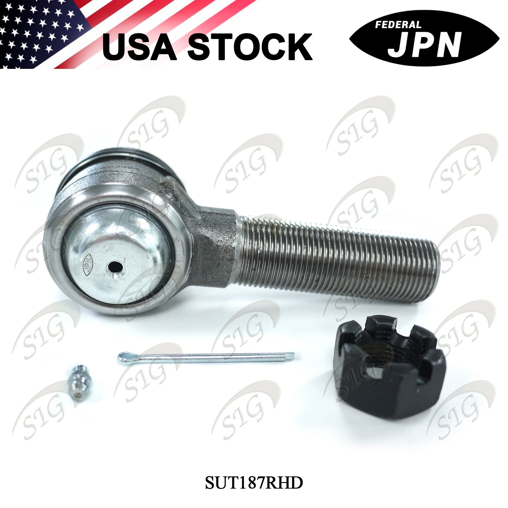 SUT187RHD -  Heavy Duty Front Right (Passenger Side) Outer Tie Rod End (Cross Ref# ES187R, R230061)