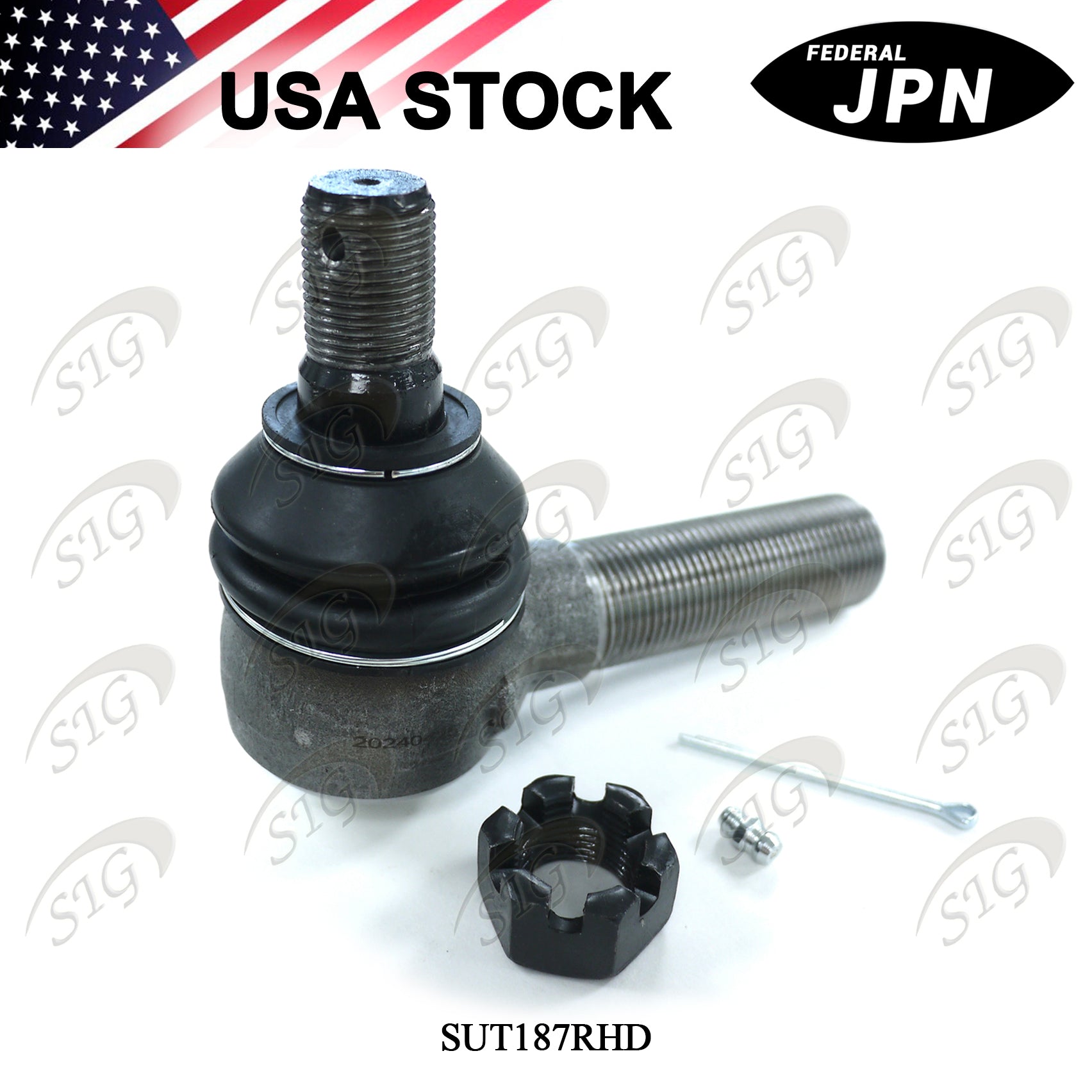 SUT187RHD -  Heavy Duty Front Right (Passenger Side) Outer Tie Rod End (Cross Ref# ES187R, R230061)