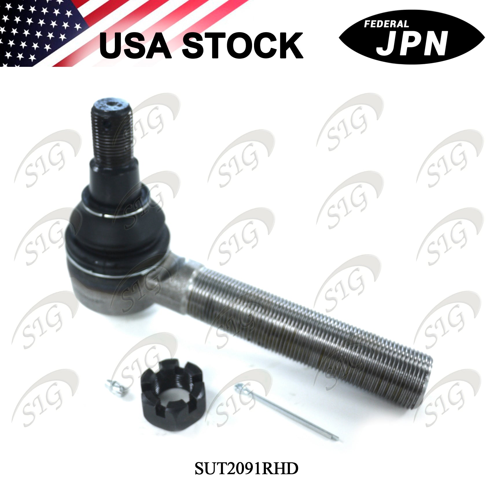 SUT2091RHD -  Heavy Duty Front Right (Passenger Side) Outer Tie Rod End (Cross Ref# ES2091R)