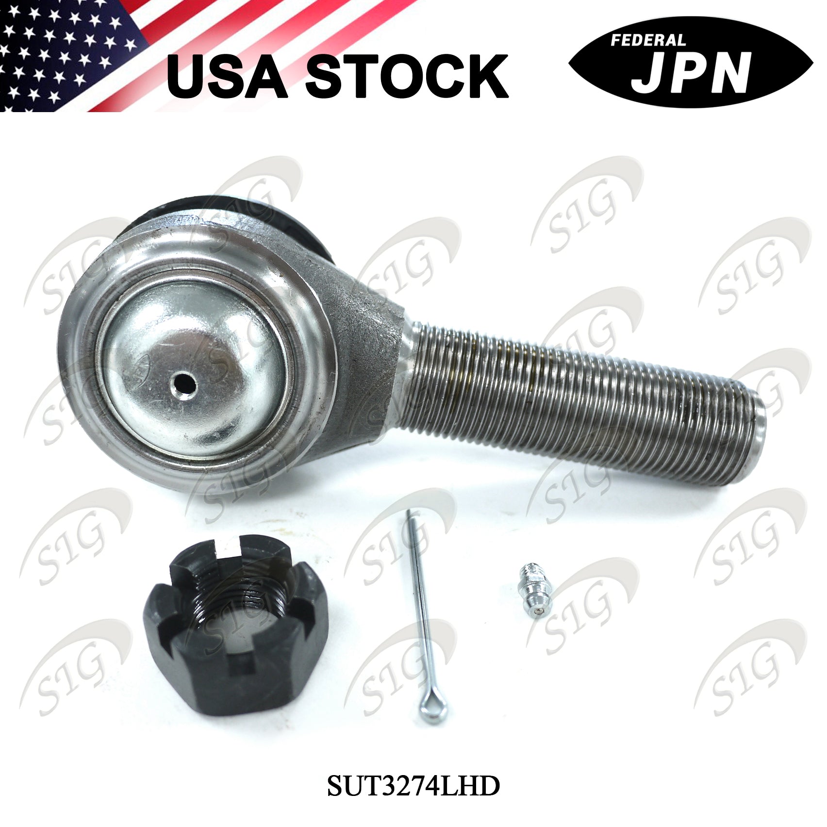 SUT3274LHD -  Heavy Duty Front Left (Driver Side) Outer Tie Rod End (Cross Ref# ES3274L, R230141)