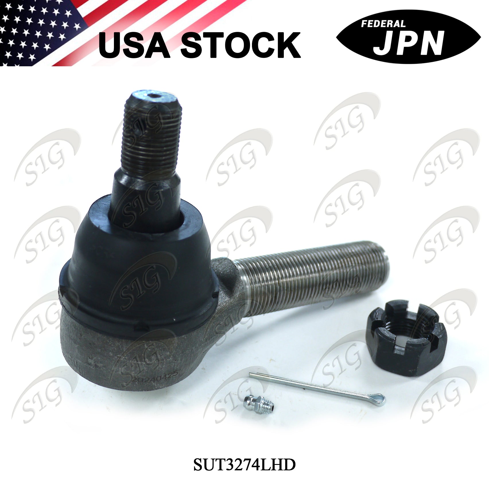 SUT3274LHD -  Heavy Duty Front Left (Driver Side) Outer Tie Rod End (Cross Ref# ES3274L, R230141)