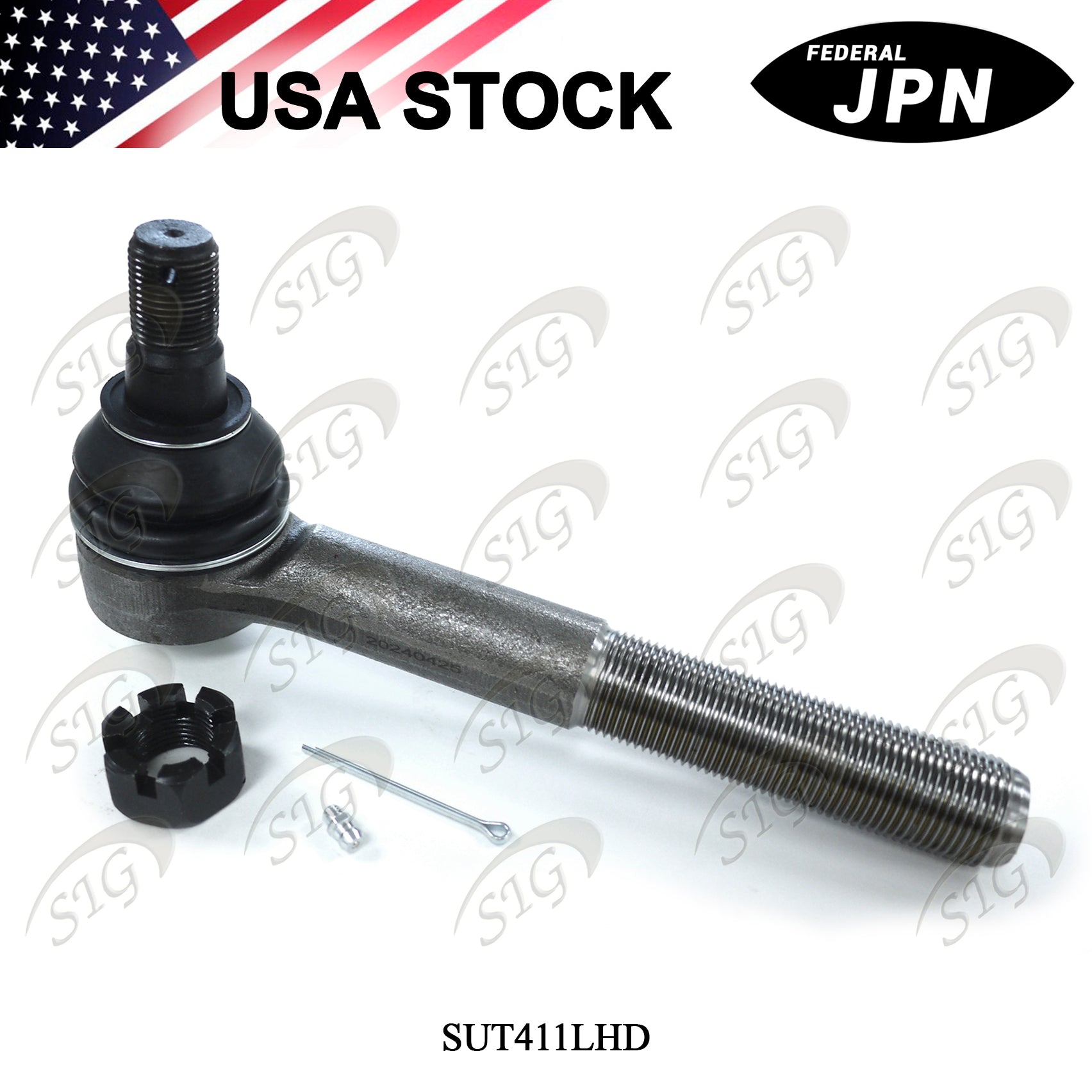SUT411LHD -  Heavy Duty Front Left (Driver Side) Outer Tie Rod End (Cross Ref# ES411L, E4630)