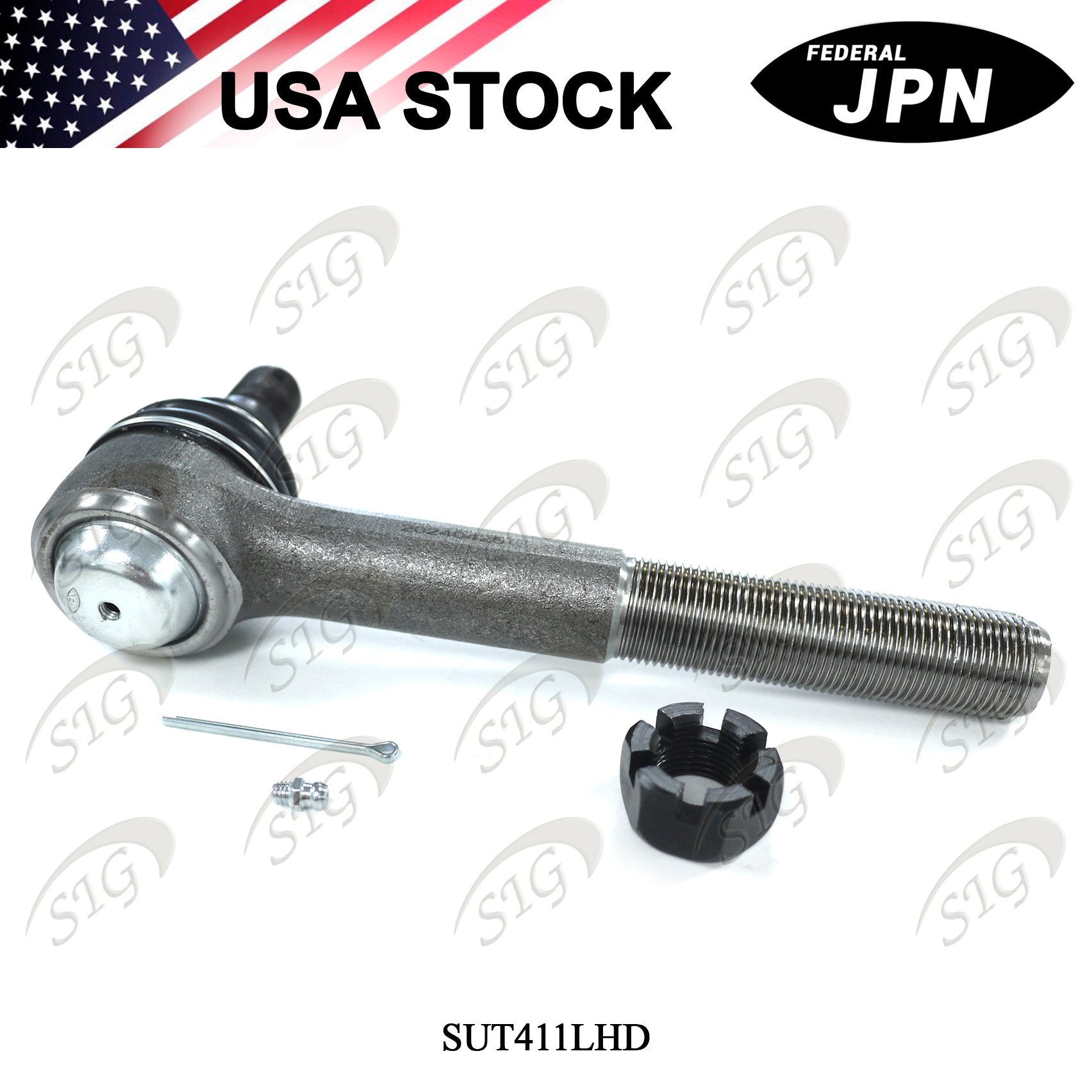 SUT411LHD -  Heavy Duty Front Left (Driver Side) Outer Tie Rod End (Cross Ref# ES411L, E4630)