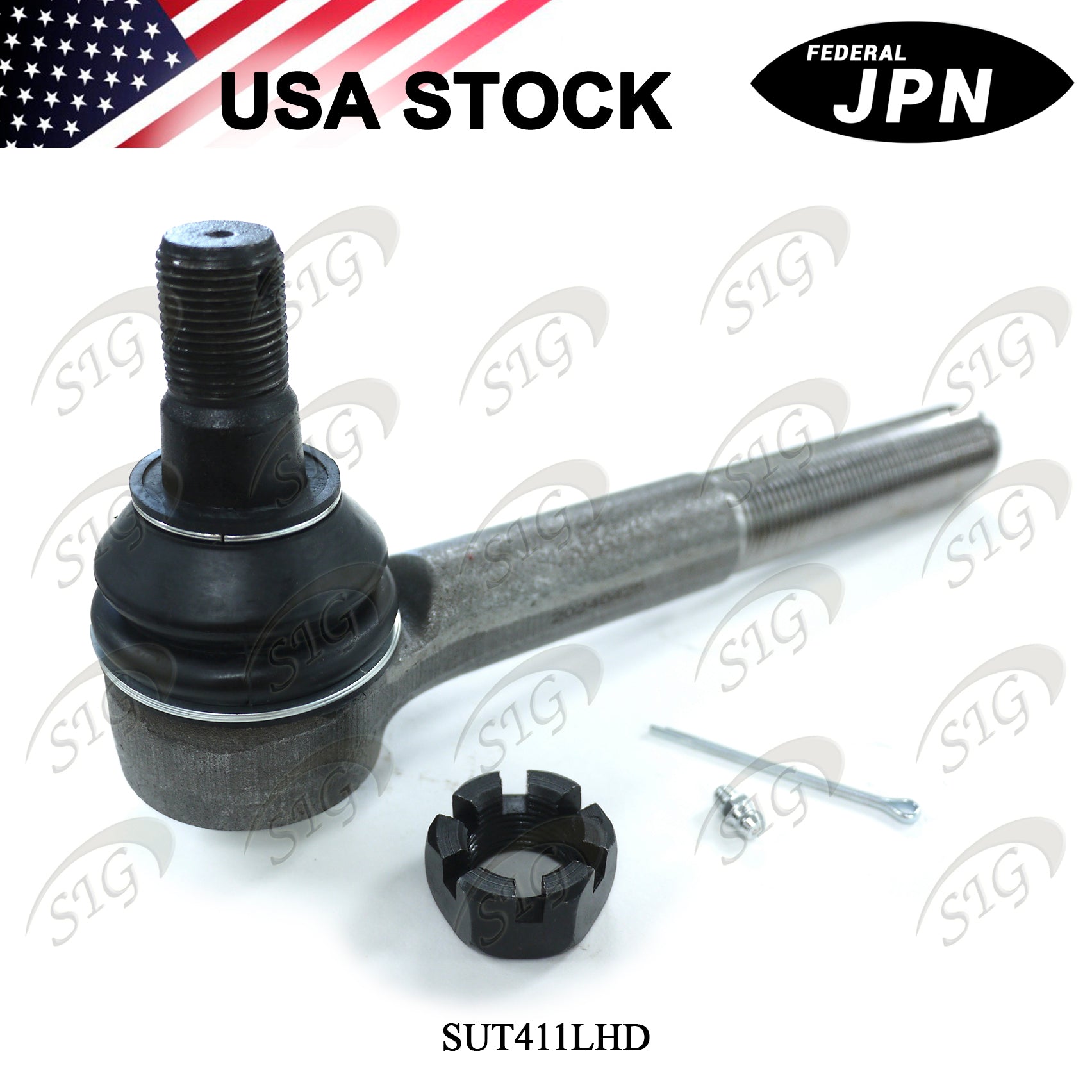 SUT411LHD -  Heavy Duty Front Left (Driver Side) Outer Tie Rod End (Cross Ref# ES411L, E4630)