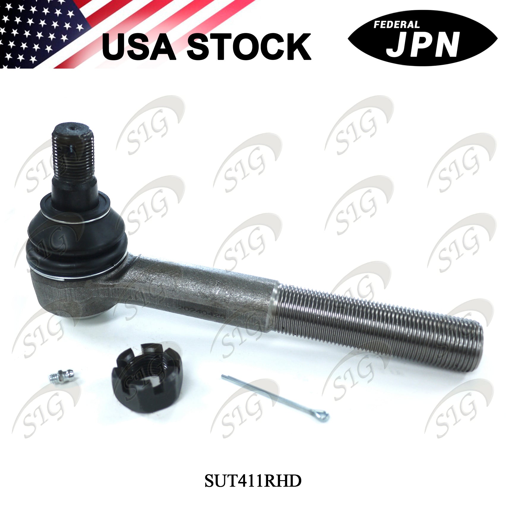 SUT411RHD -  Heavy Duty Front Right (Passenger Side) Outer Tie Rod End (Cross Ref# ES411R, E4631)