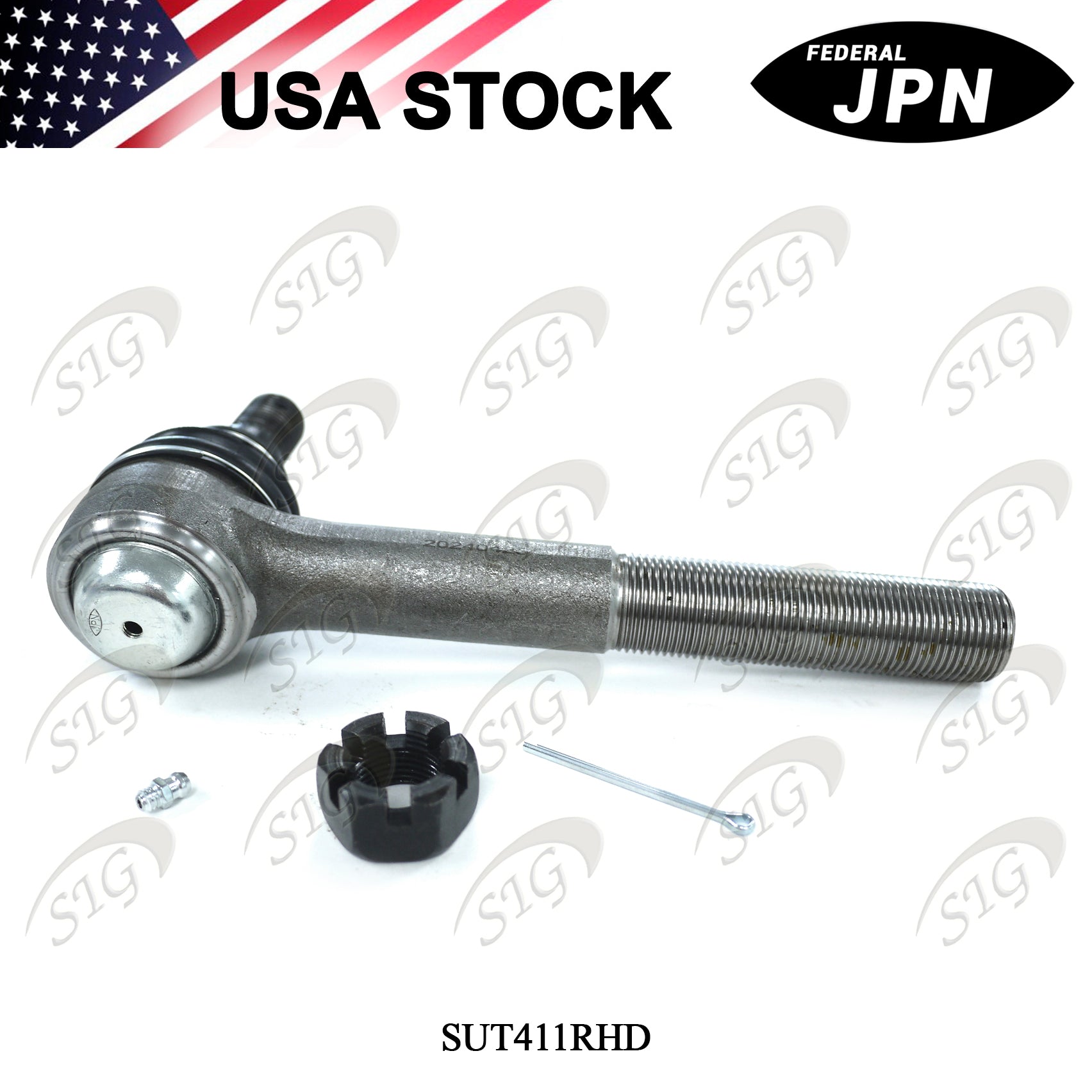 SUT411RHD -  Heavy Duty Front Right (Passenger Side) Outer Tie Rod End (Cross Ref# ES411R, E4631)