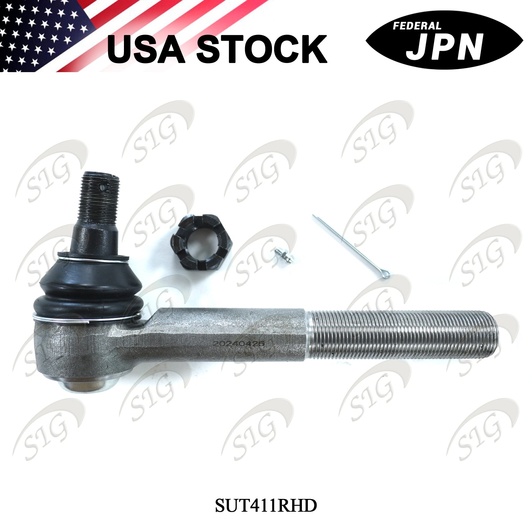 SUT411RHD -  Heavy Duty Front Right (Passenger Side) Outer Tie Rod End (Cross Ref# ES411R, E4631)