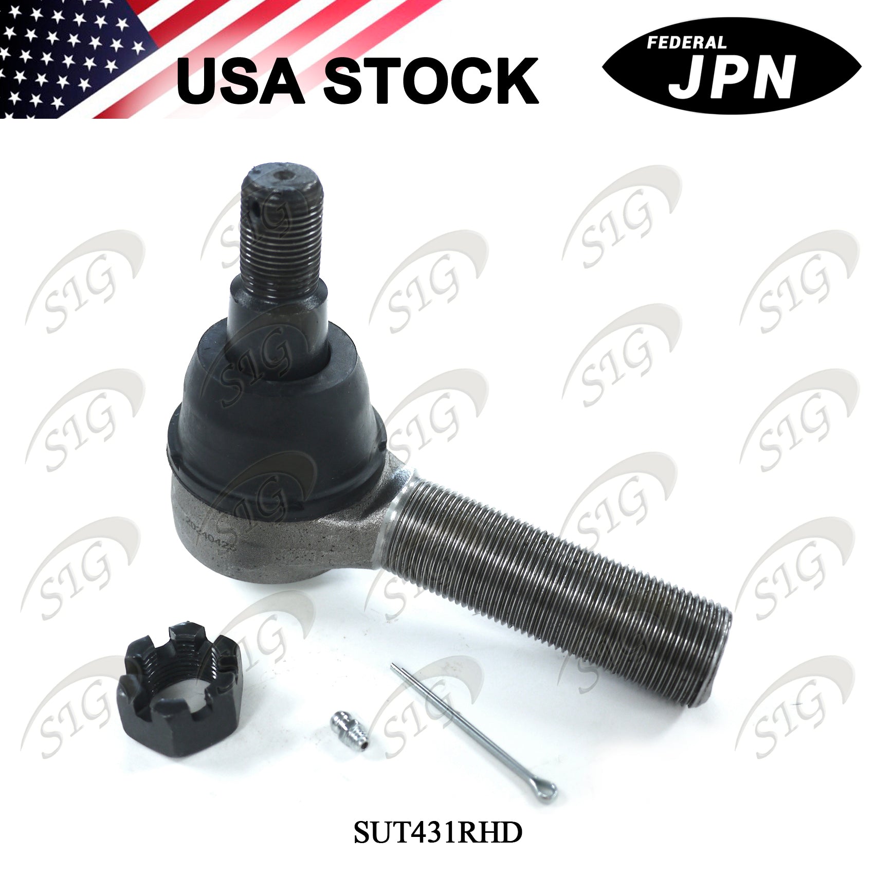 SUT431RHD -  Heavy Duty Front Right (Passenger Side) Outer Tie Rod End (Cross Ref# ES431R)