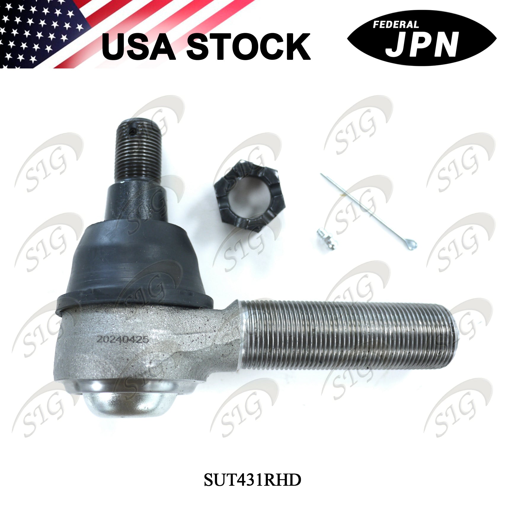 SUT431RHD -  Heavy Duty Front Right (Passenger Side) Outer Tie Rod End (Cross Ref# ES431R)