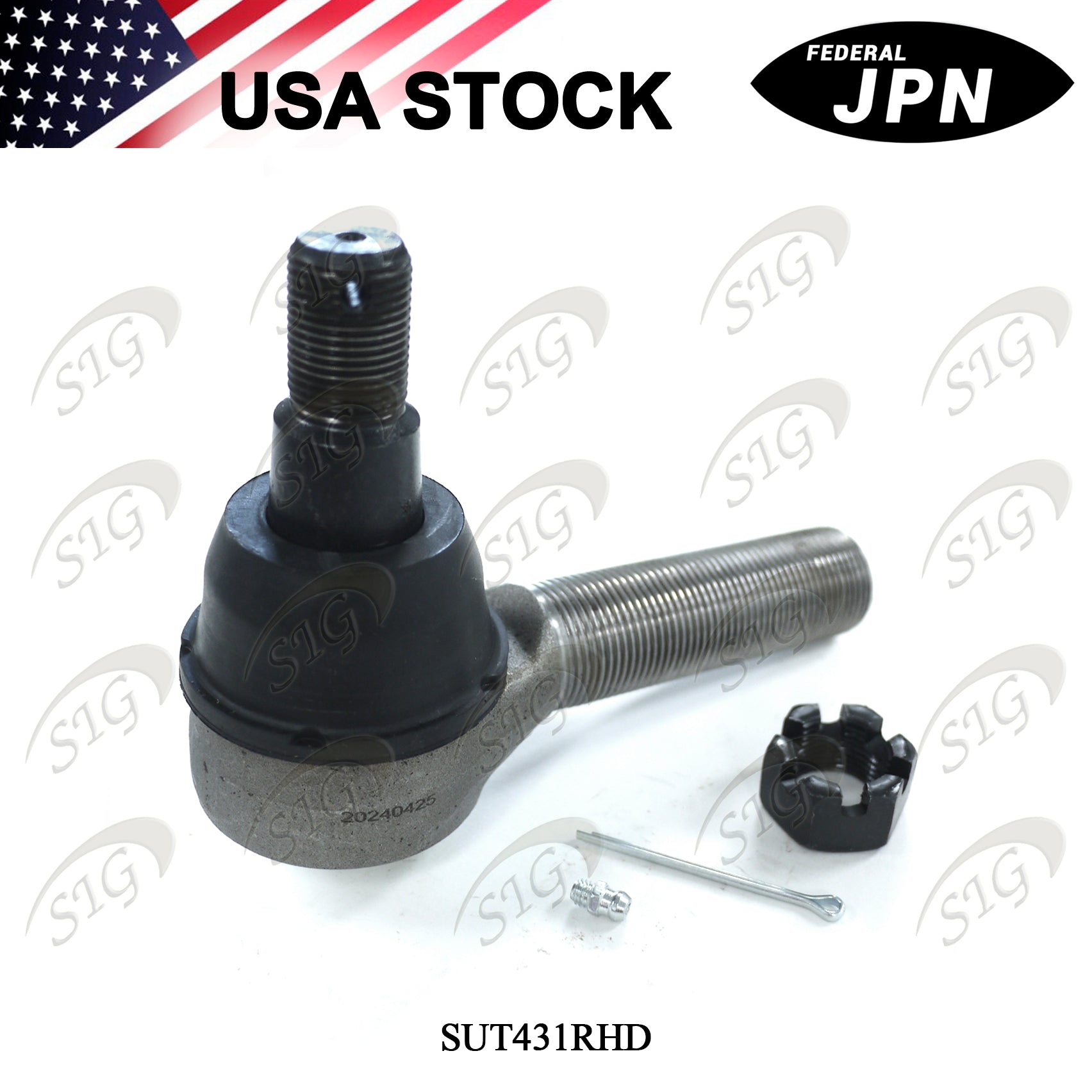 SUT431RHD -  Heavy Duty Front Right (Passenger Side) Outer Tie Rod End (Cross Ref# ES431R)