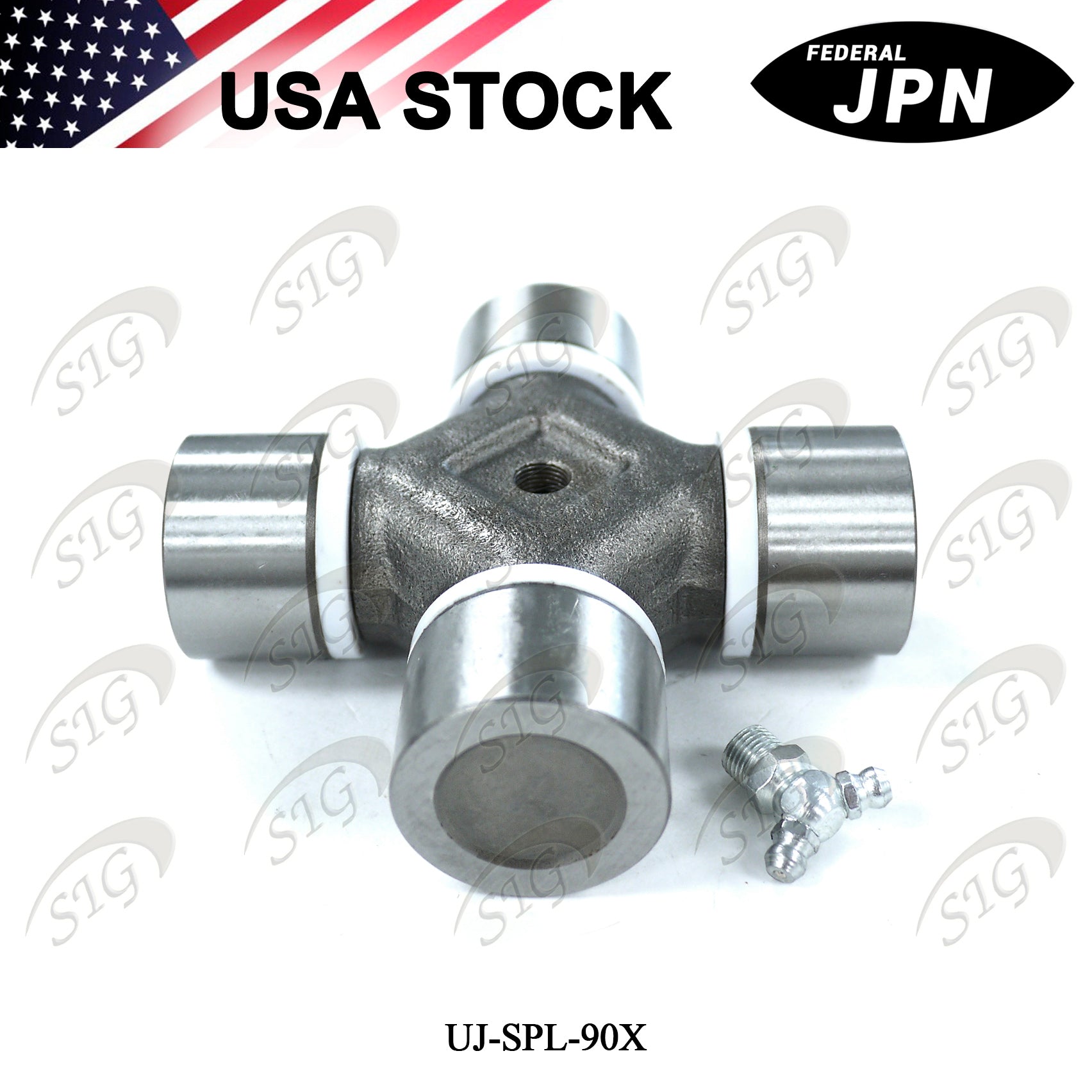 UJ-SPL90X -  Universal Joint for Spicer SPL90 Series OSR Style 1.625" x 4.957" (Cross Ref# SPL90X)
