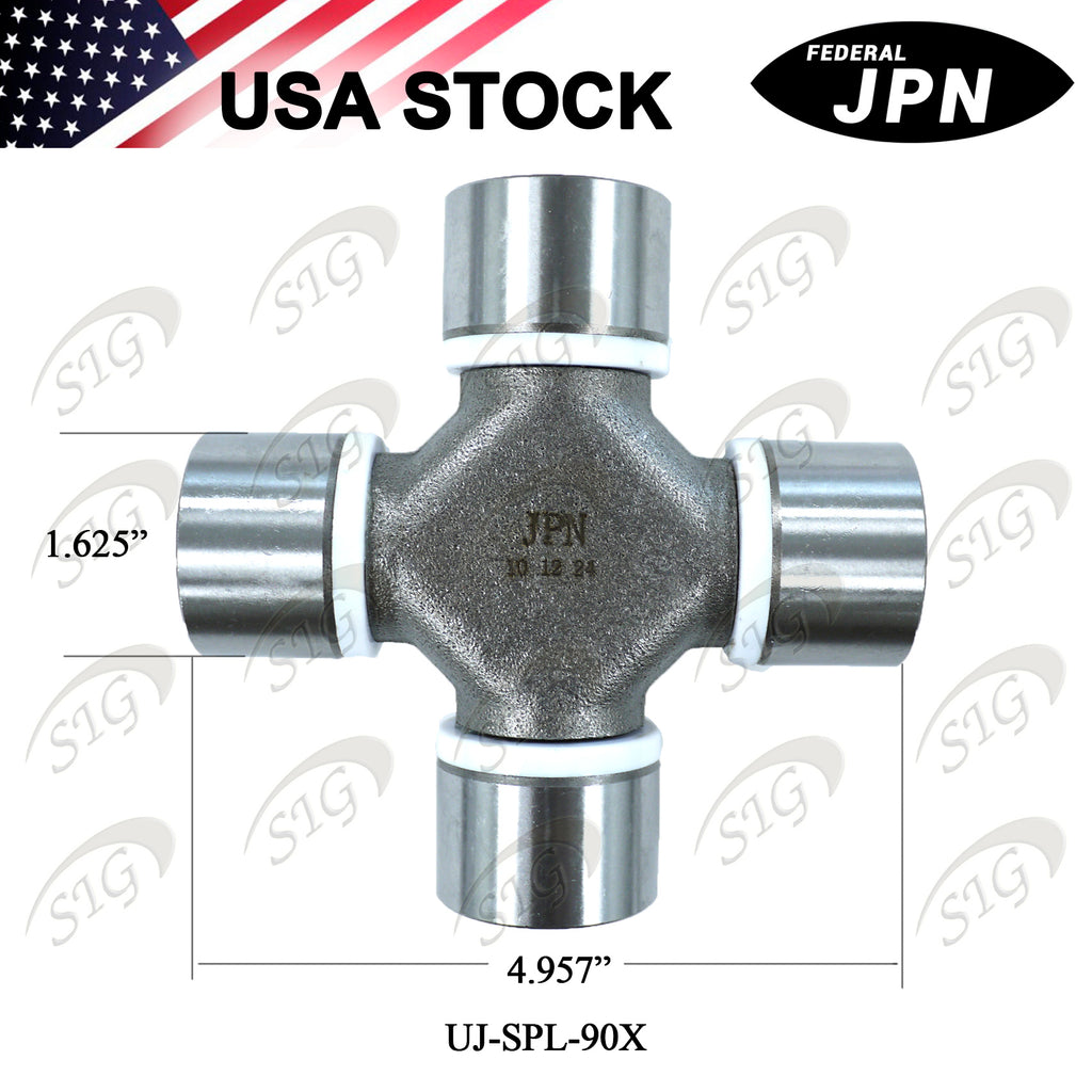 UJ-SPL90X -  Universal Joint for Spicer SPL90 Series OSR Style 1.625" x 4.957" (Cross Ref# SPL90X)
