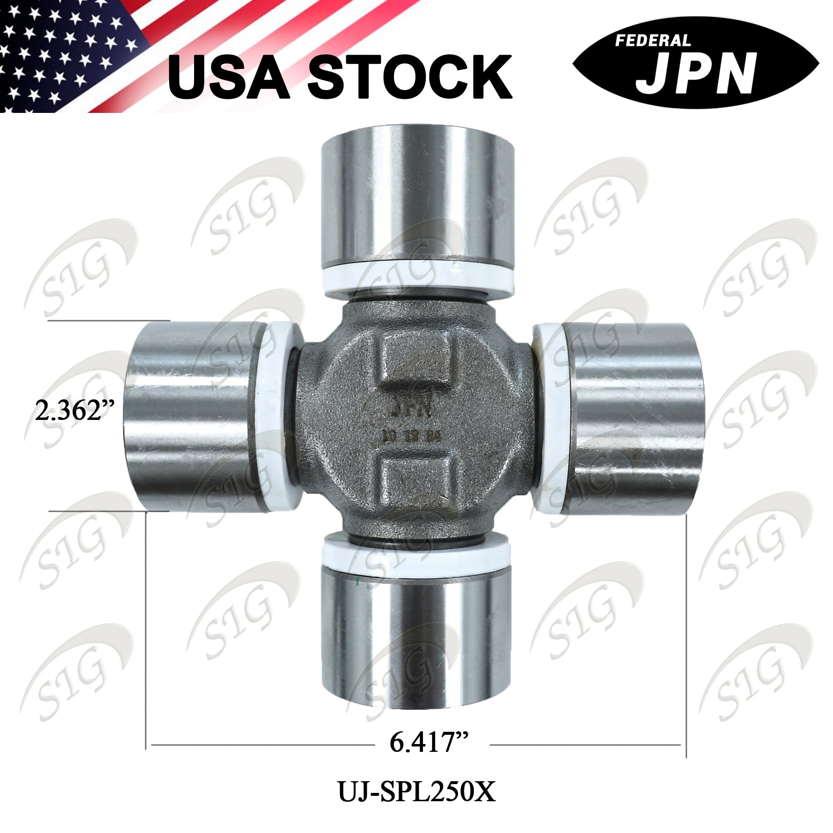 UJ-SPL250X -  Universal Joint for SPL250 Series Spring Tab 2.362" x 6.417" (Cross Ref# SPL250X)