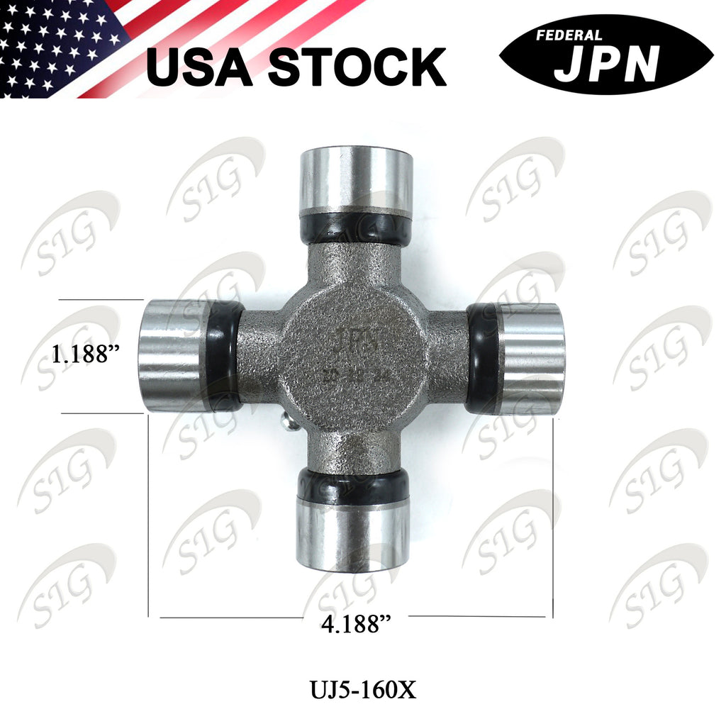UJ5-160X -  Universal Joint for Spicer 1410 Series OSR Style 1.188” x 4.188” (Cross Ref# 5-160X)
