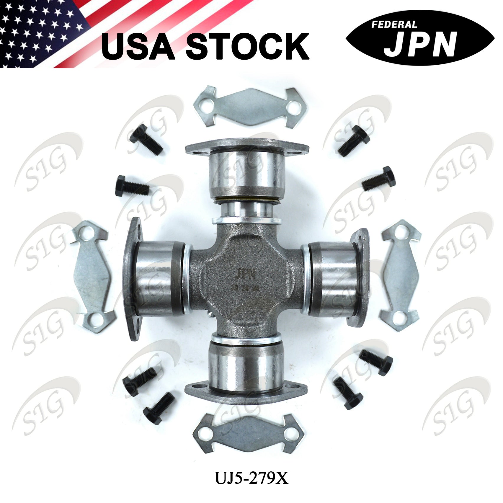 UJ5-279X -  Universal Joint for Spicer 1610 Series Full Round 1.875" x 5.312" (Cross Ref# 5-279X)