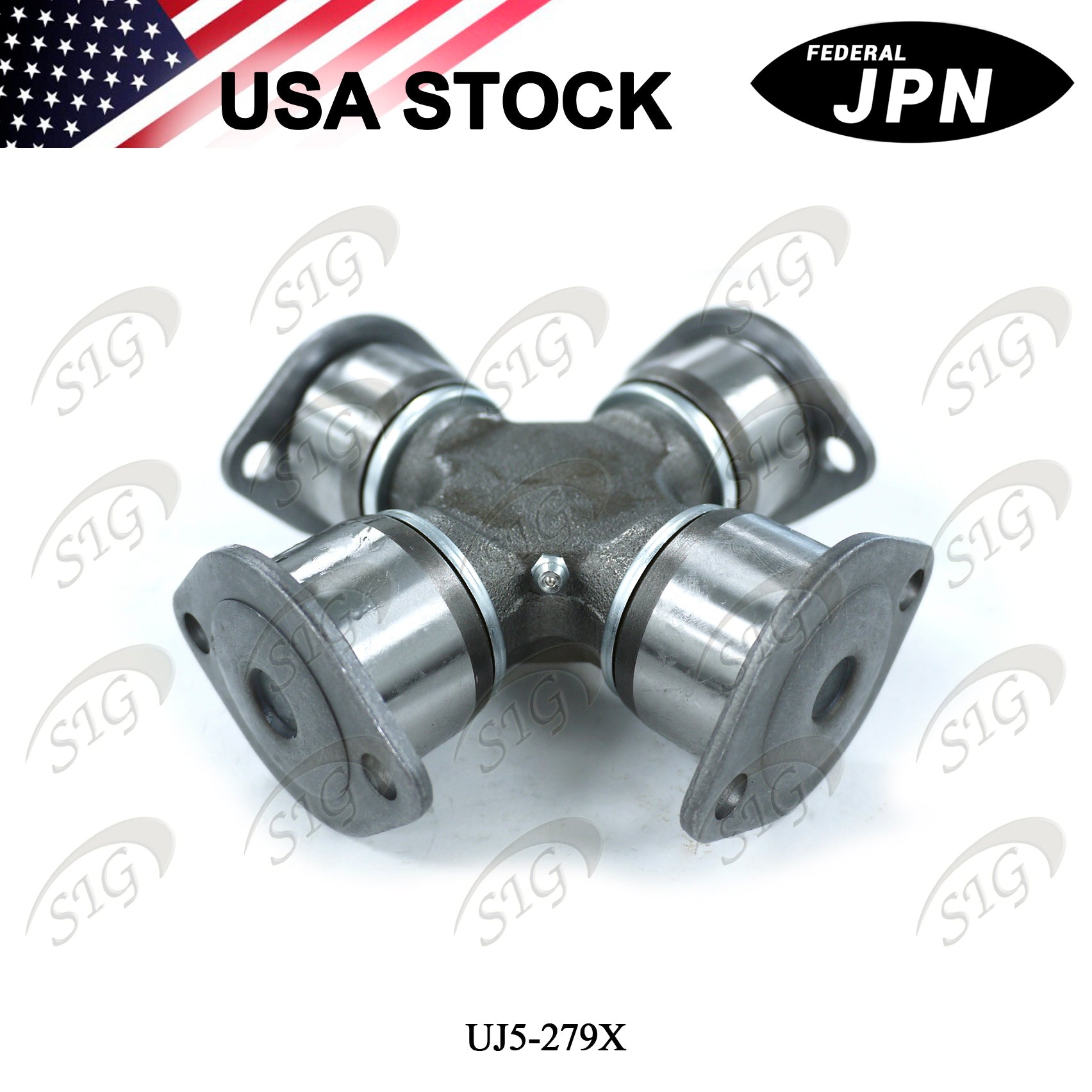 UJ5-279X -  Universal Joint for Spicer 1610 Series Full Round 1.875" x 5.312" (Cross Ref# 5-279X)