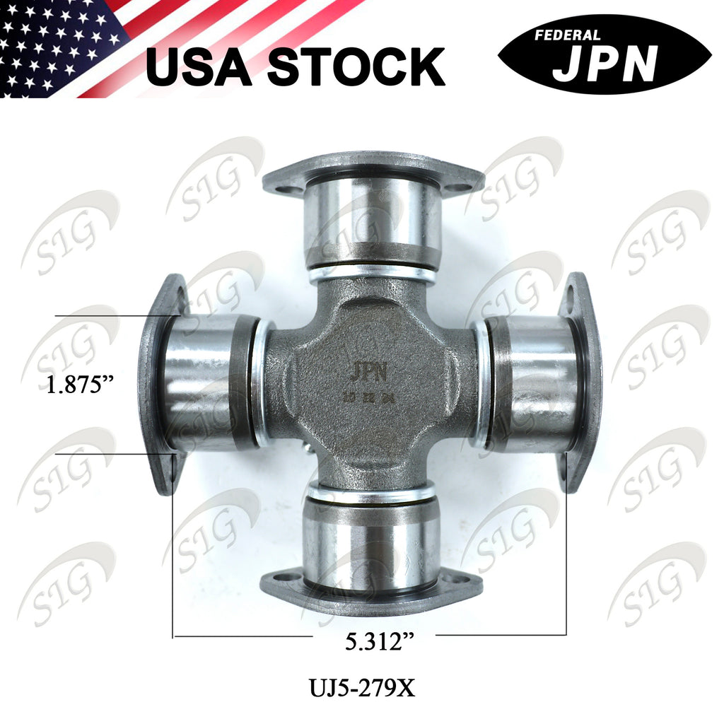 UJ5-279X -  Universal Joint for Spicer 1610 Series Full Round 1.875" x 5.312" (Cross Ref# 5-279X)