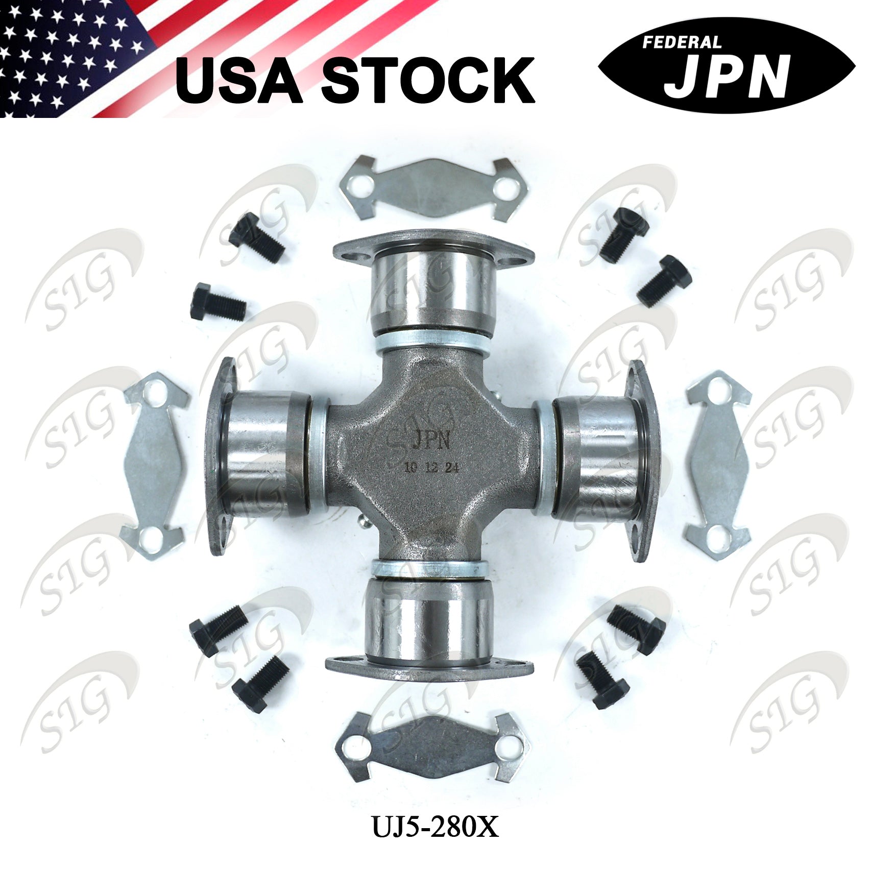 UJ5-280X -  Universal Joint for Spicer 1710 Series Full Round 1.938" x 6.094" (Cross Ref# 5-280X)