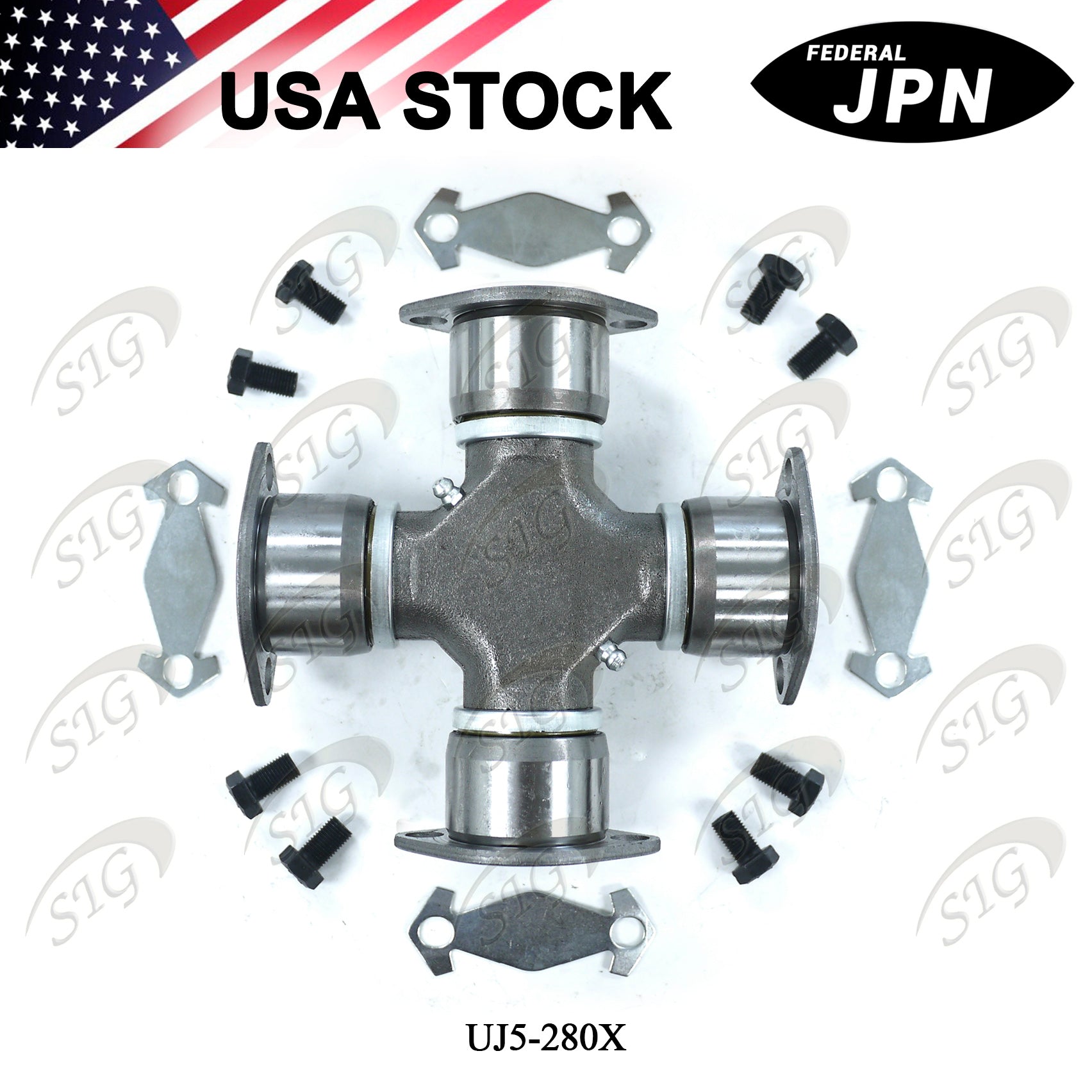 UJ5-280X -  Universal Joint for Spicer 1710 Series Full Round 1.938" x 6.094" (Cross Ref# 5-280X)
