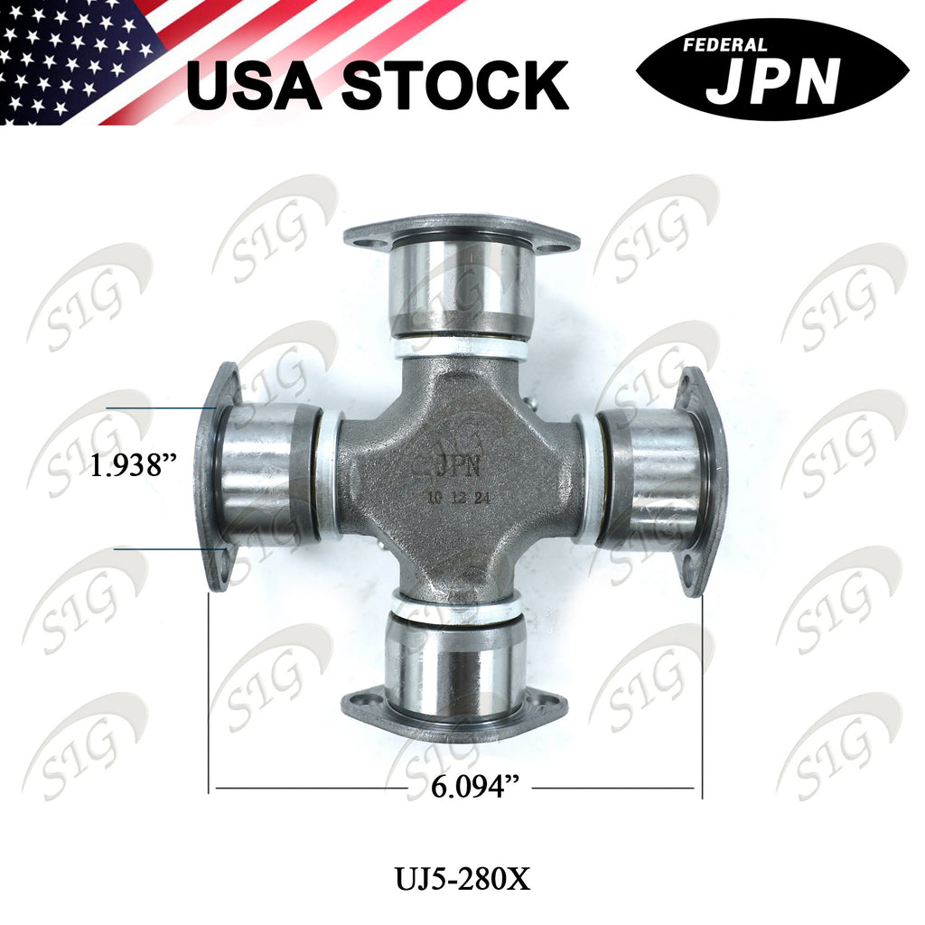 UJ5-280X -  Universal Joint for Spicer 1710 Series Full Round 1.938" x 6.094" (Cross Ref# 5-280X)