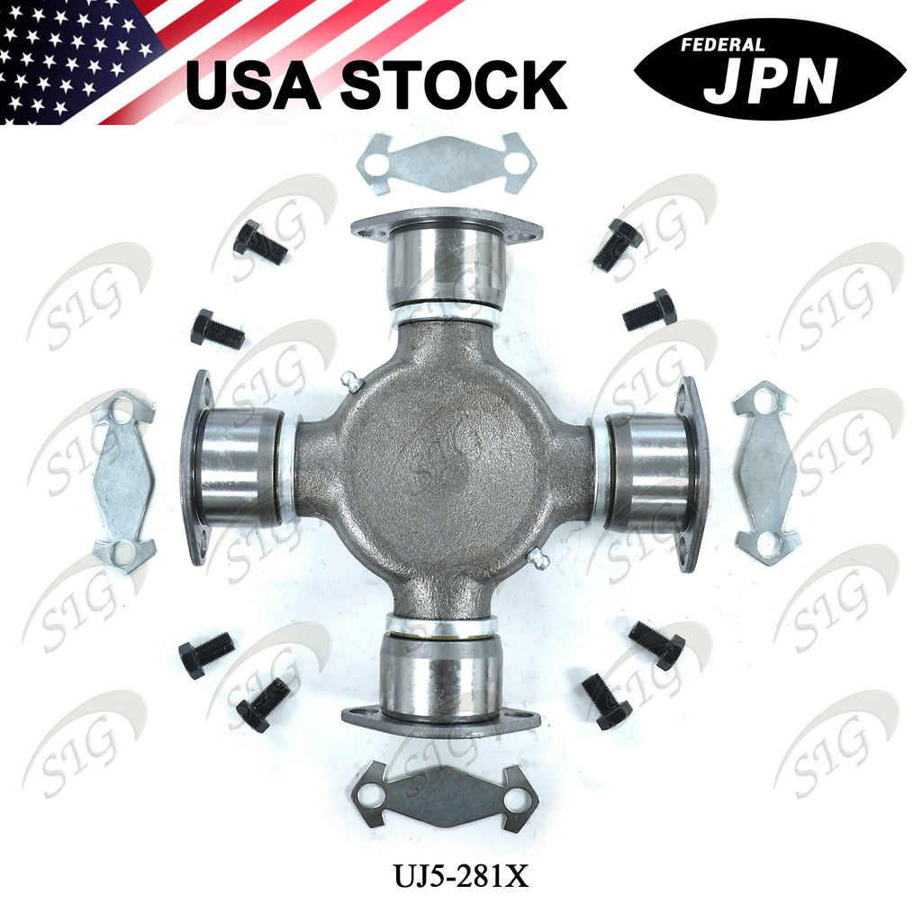UJ5-281X -  Universal Joint for Spicer 1810 Series Full Round 1.938" x 7.547" (Cross Ref# 5-281X)
