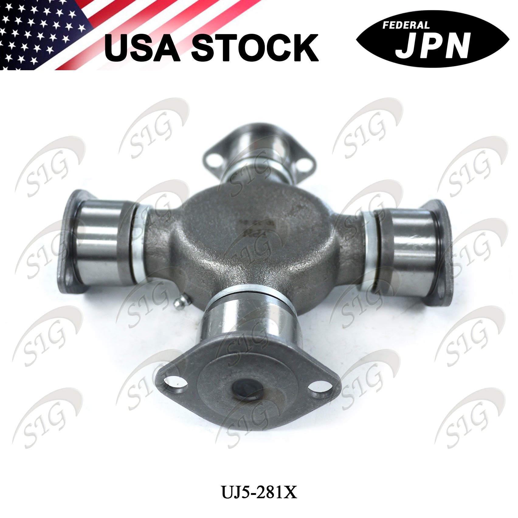 UJ5-281X -  Universal Joint for Spicer 1810 Series Full Round 1.938" x 7.547" (Cross Ref# 5-281X)