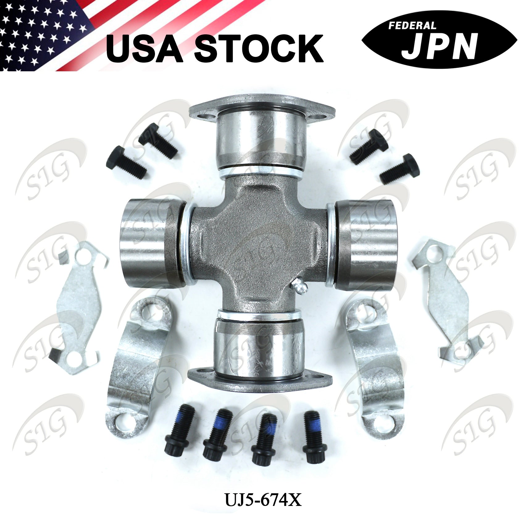 UJ5-674X -  Universal Joint for Spicer 1410 Series OSR Style 1.188” x 4.188” (Cross Ref# 5-674X)